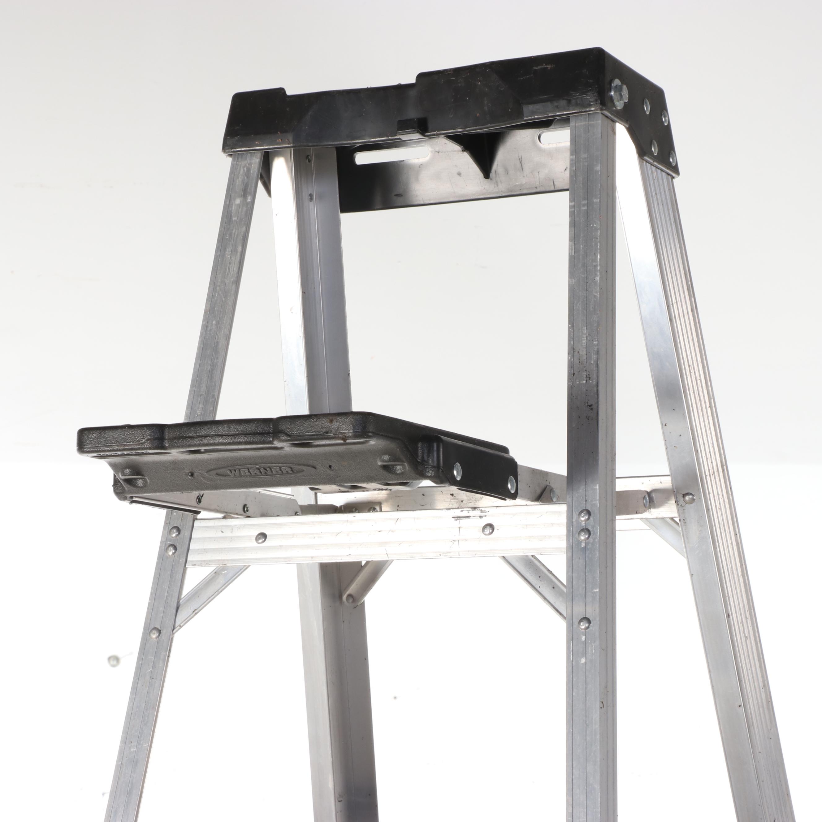 Werner 10' Aluminum Folding Step Ladder