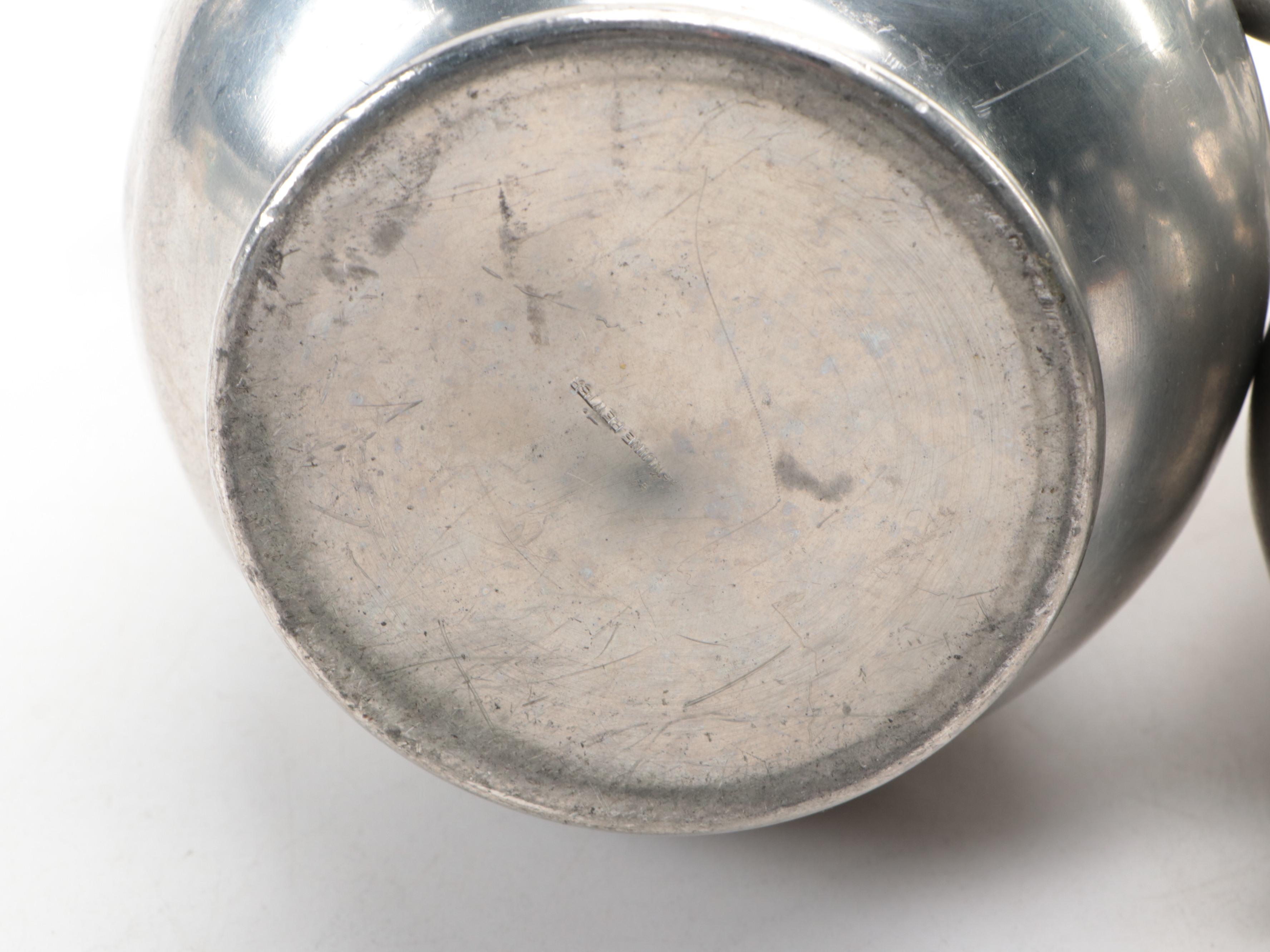 Stieff "Williamsburg" Pewter Tankard and More Pewter Pitchers and Drinkware