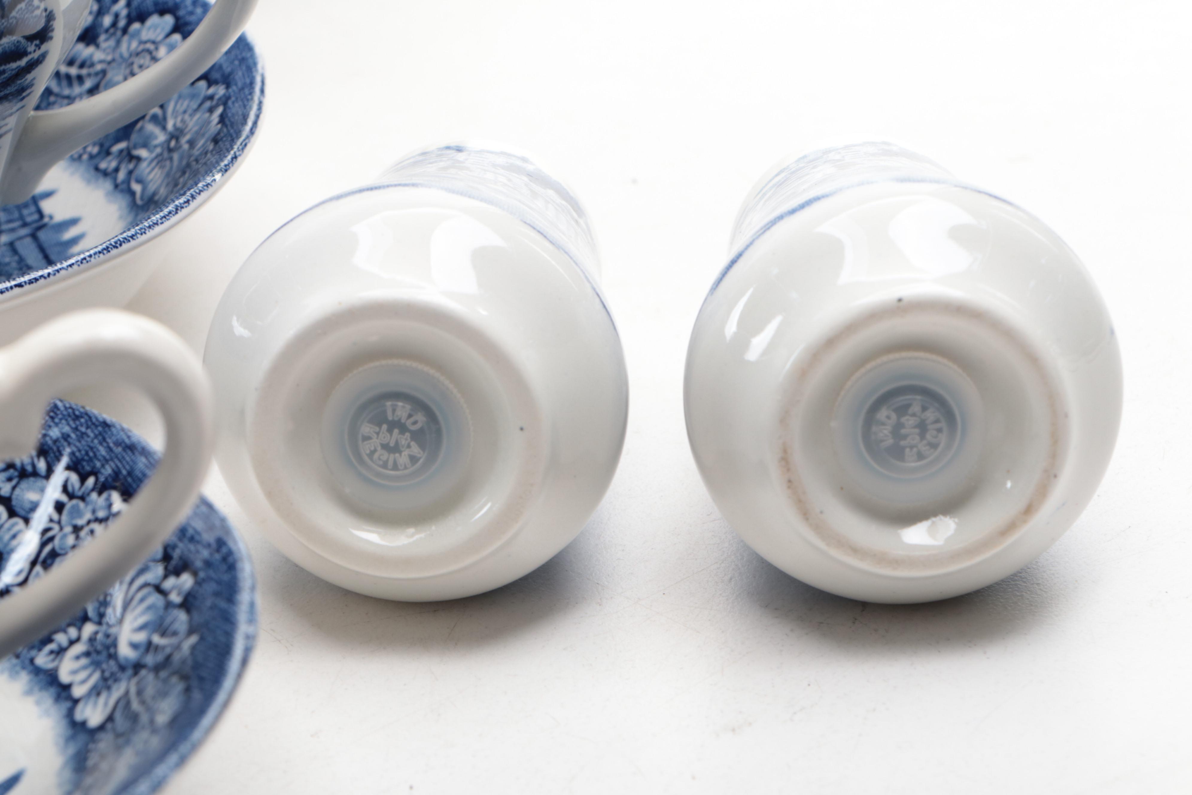 Staffordshire "Liberty Blue" Ironstone Dinnerware, 1975-1981