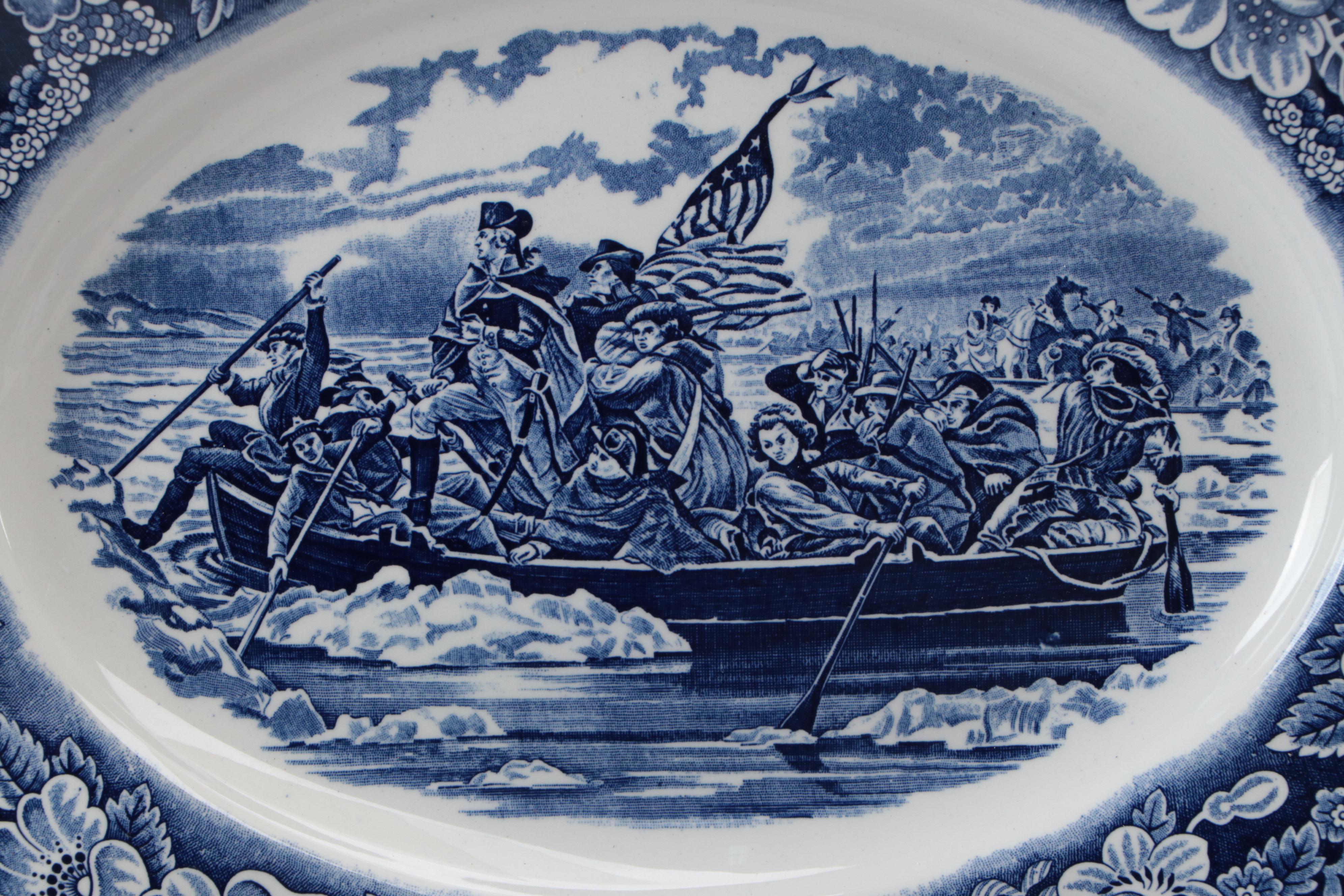Staffordshire "Liberty Blue" Ironstone Dinnerware, 1975-1981