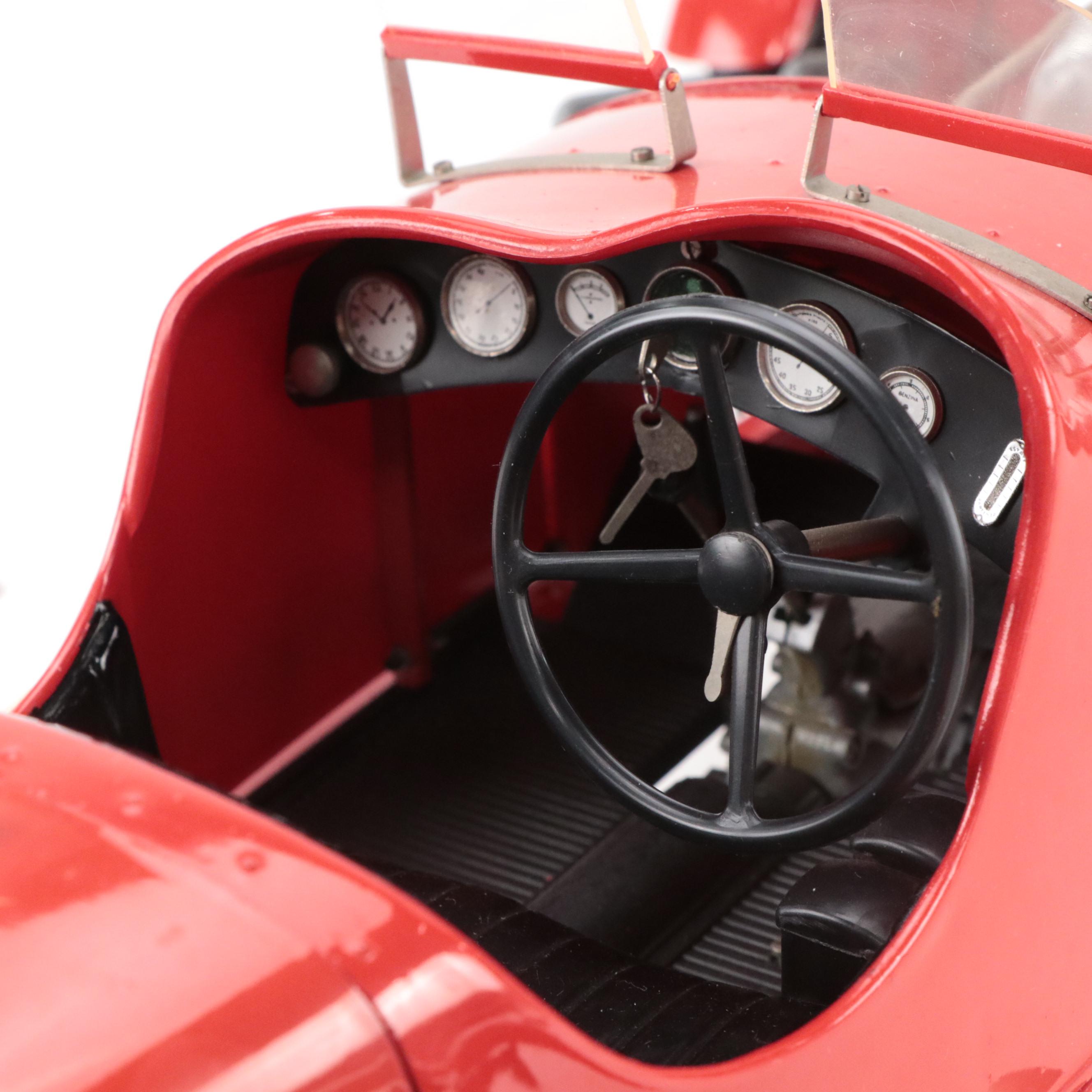 1930s Alfa Romeo Scale Model 8C Racer Pocher with Scale Engine