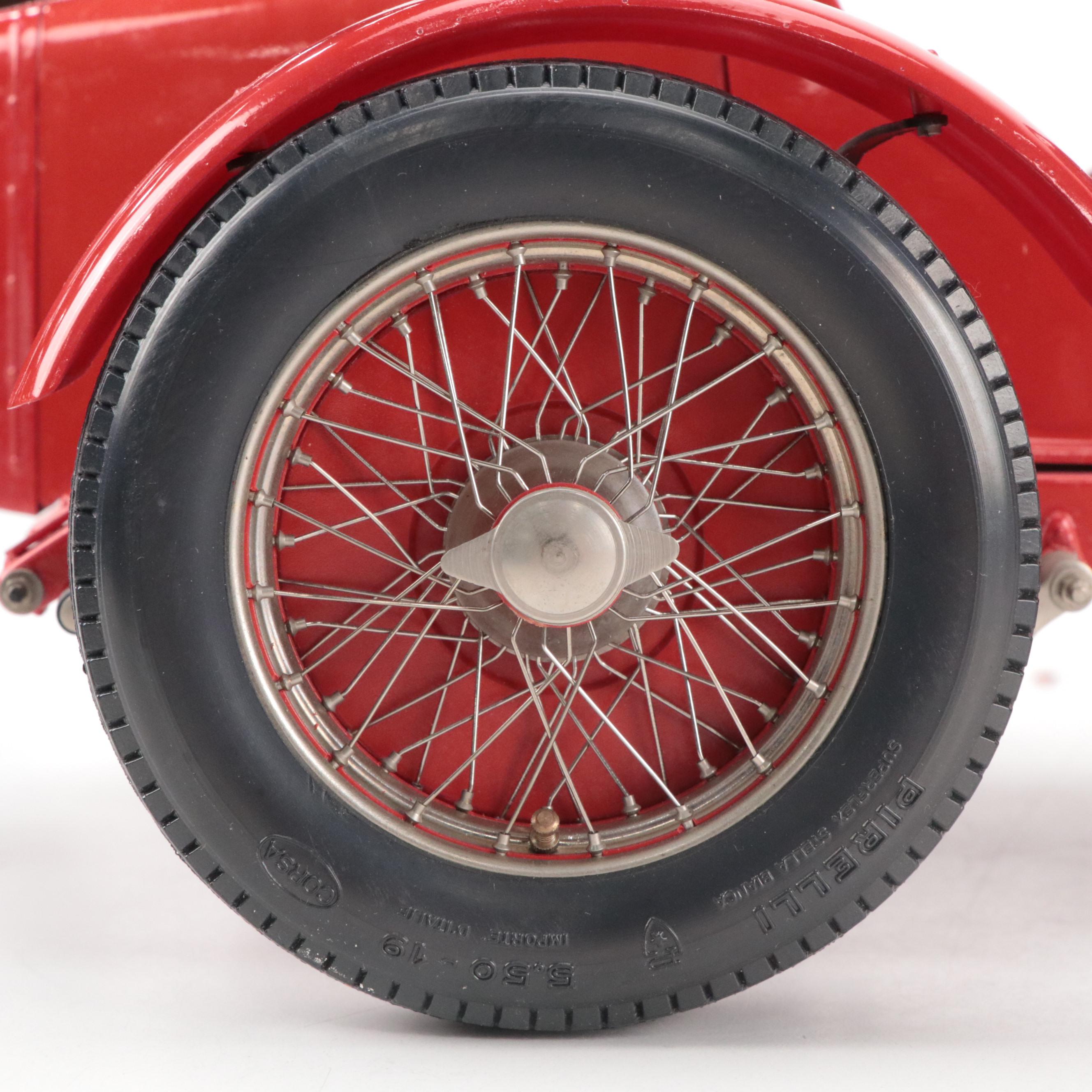 1930s Alfa Romeo Scale Model 8C Racer Pocher with Scale Engine