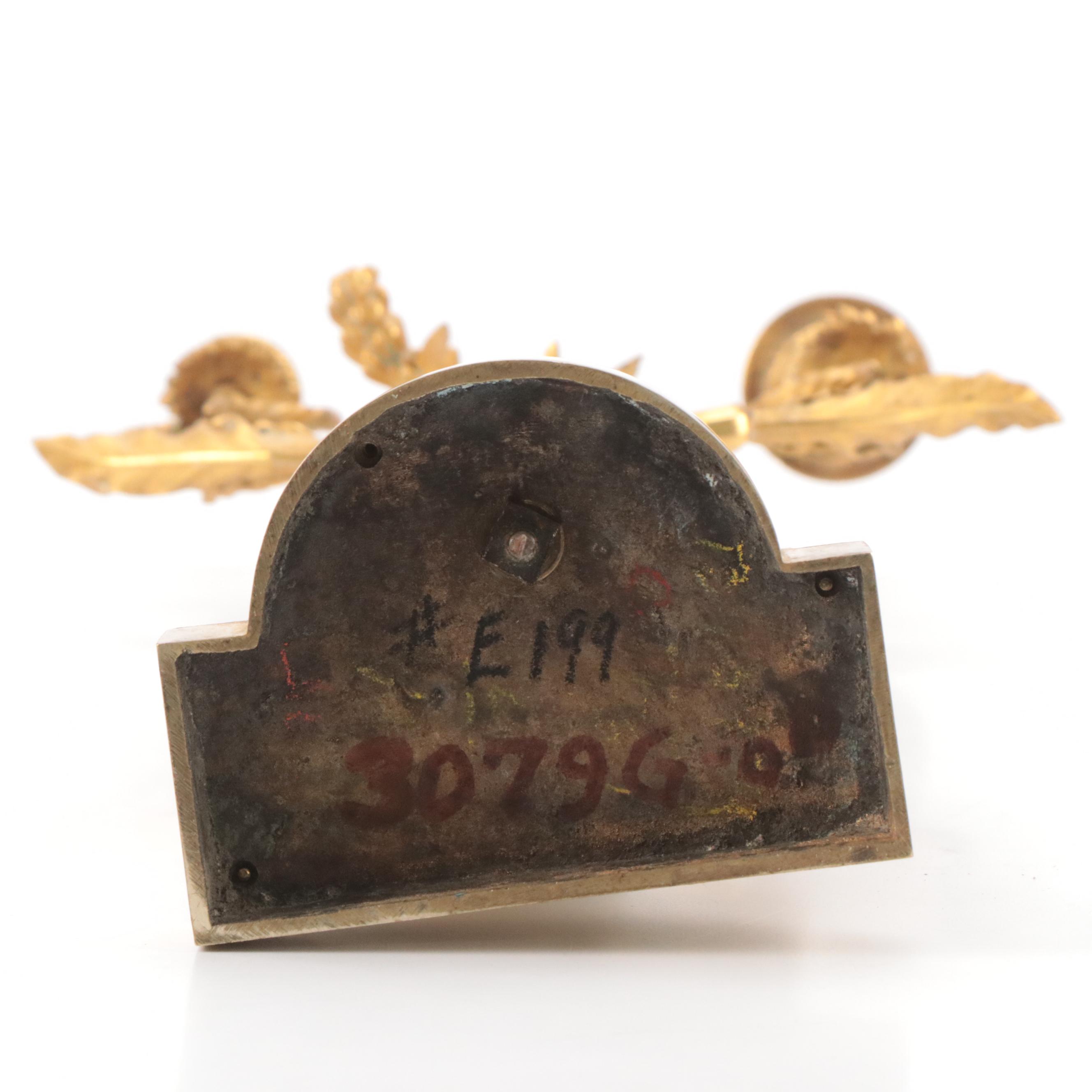 French Neoclassical Style Bronze Dore Candelabra, 19th Century