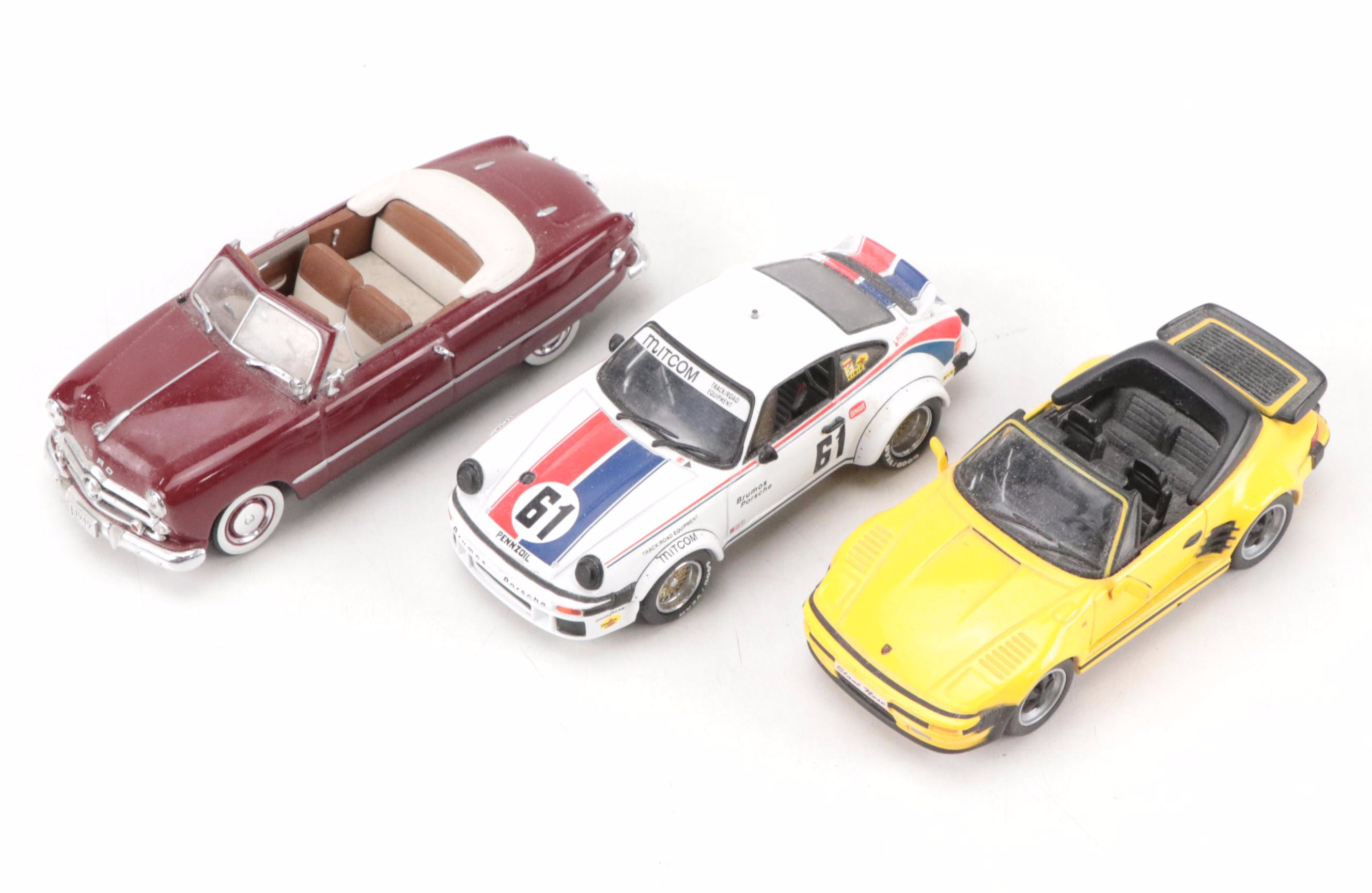 Franklin Mint 1988 Porsche 911 and More Model Cars
