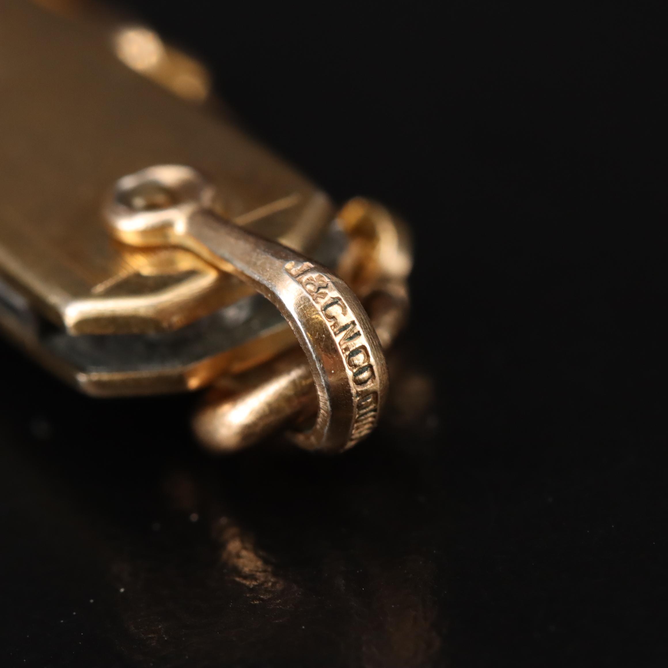 Vintage Gruen Veri-Thin Pocket Watch with Fob Chain and Pocket Knife