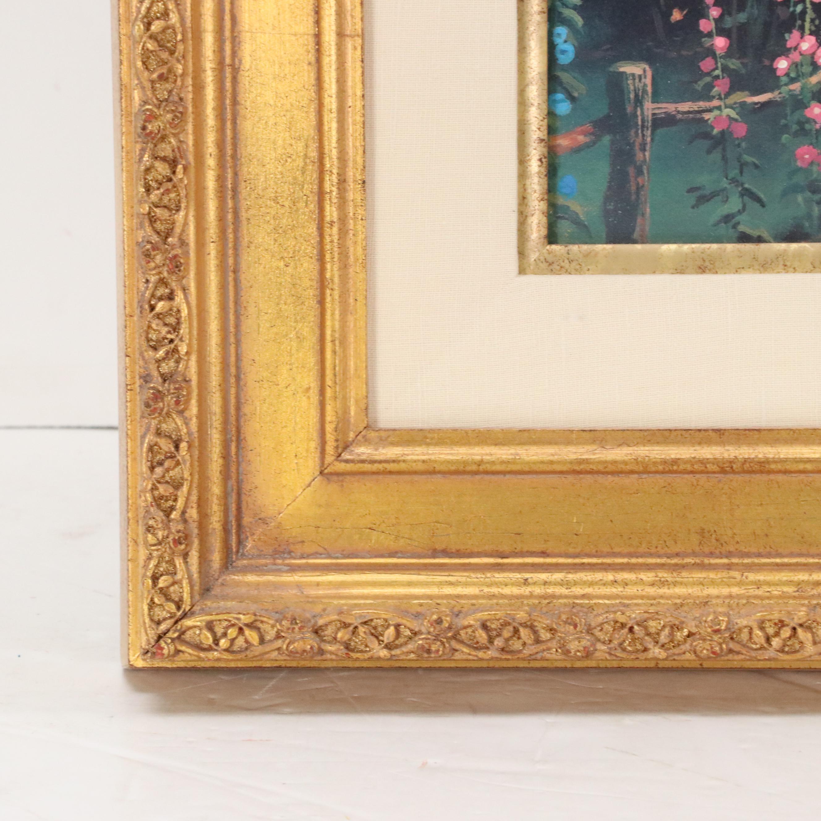 Thomas Kinkade Giclée Print on Canvas "Hollyhock House"