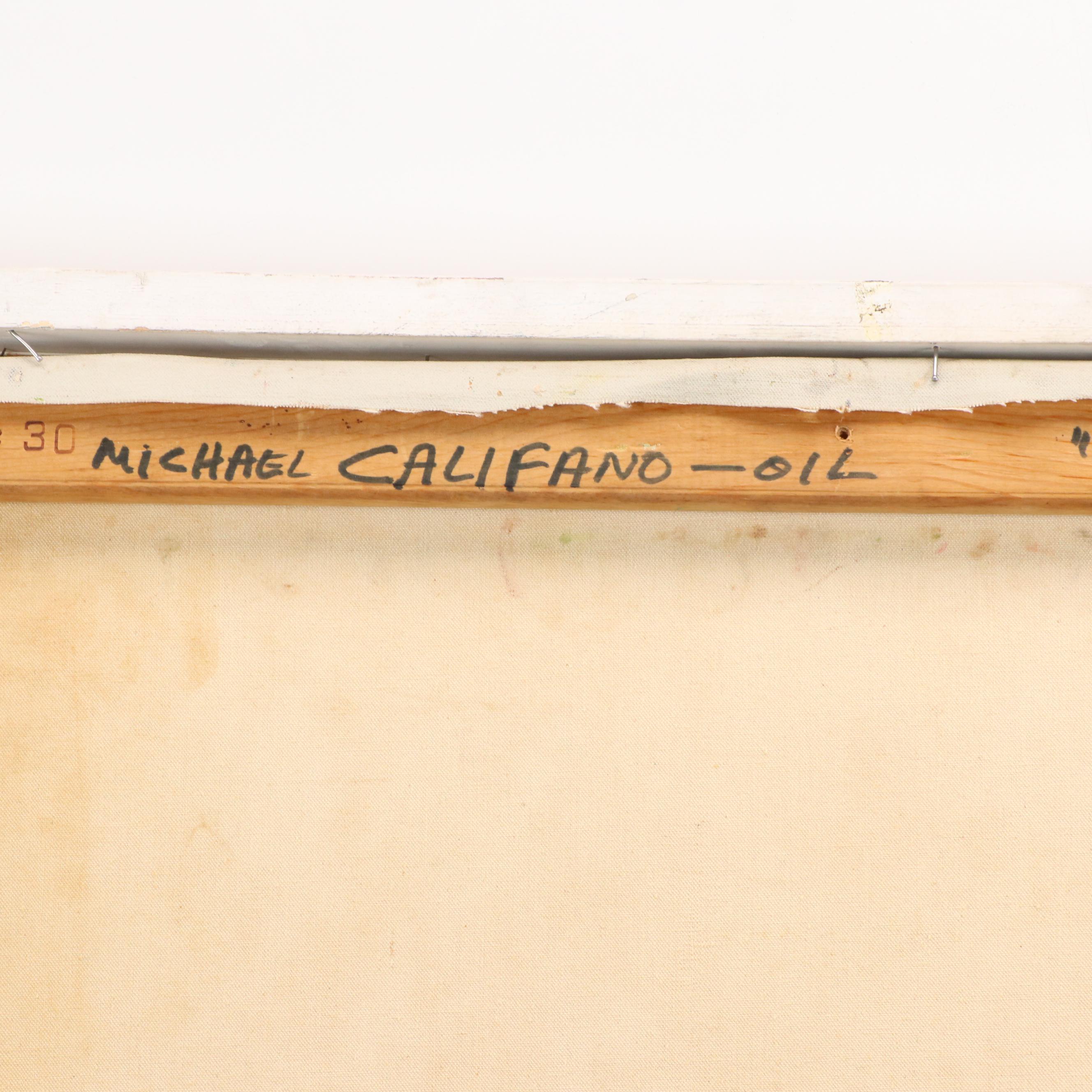 Michael Califano Landscape Oil Painting "Old Barn"