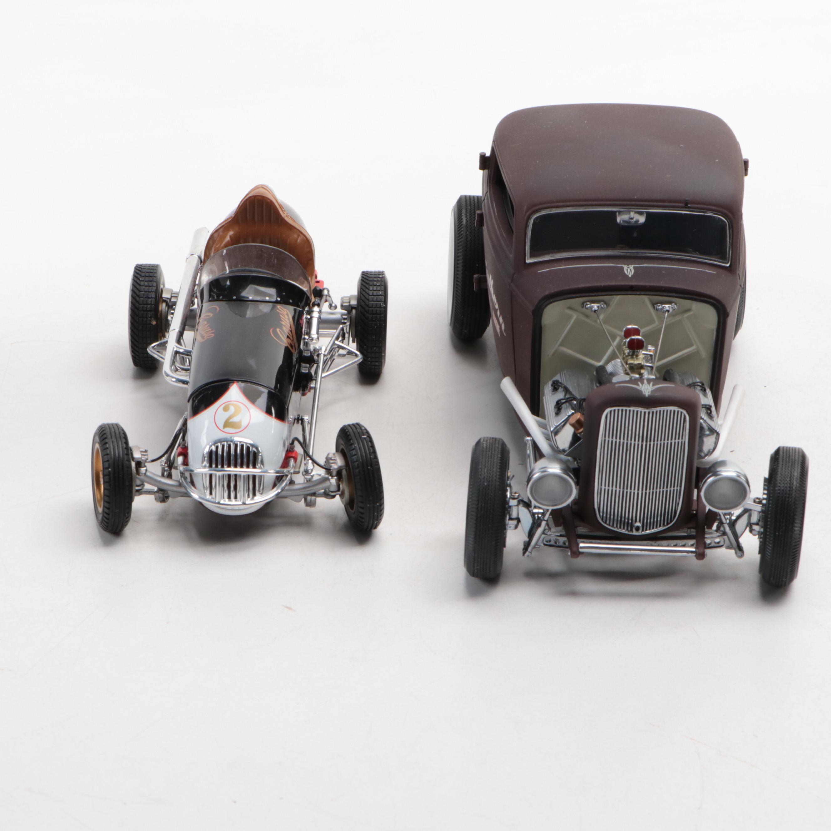 1952 So-Cal Belly Tank Lakester Model with GMP Dragster, Rat Rod and More