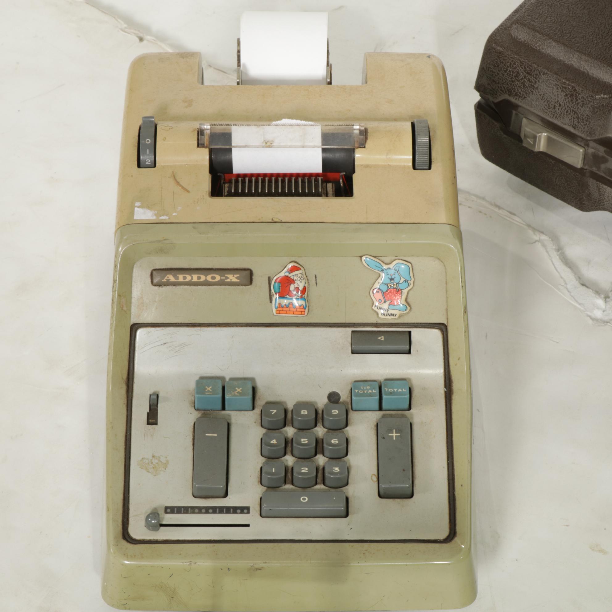 Smith-Corona Coronet Super 12 Portable Typewriter and Other Office Equipment