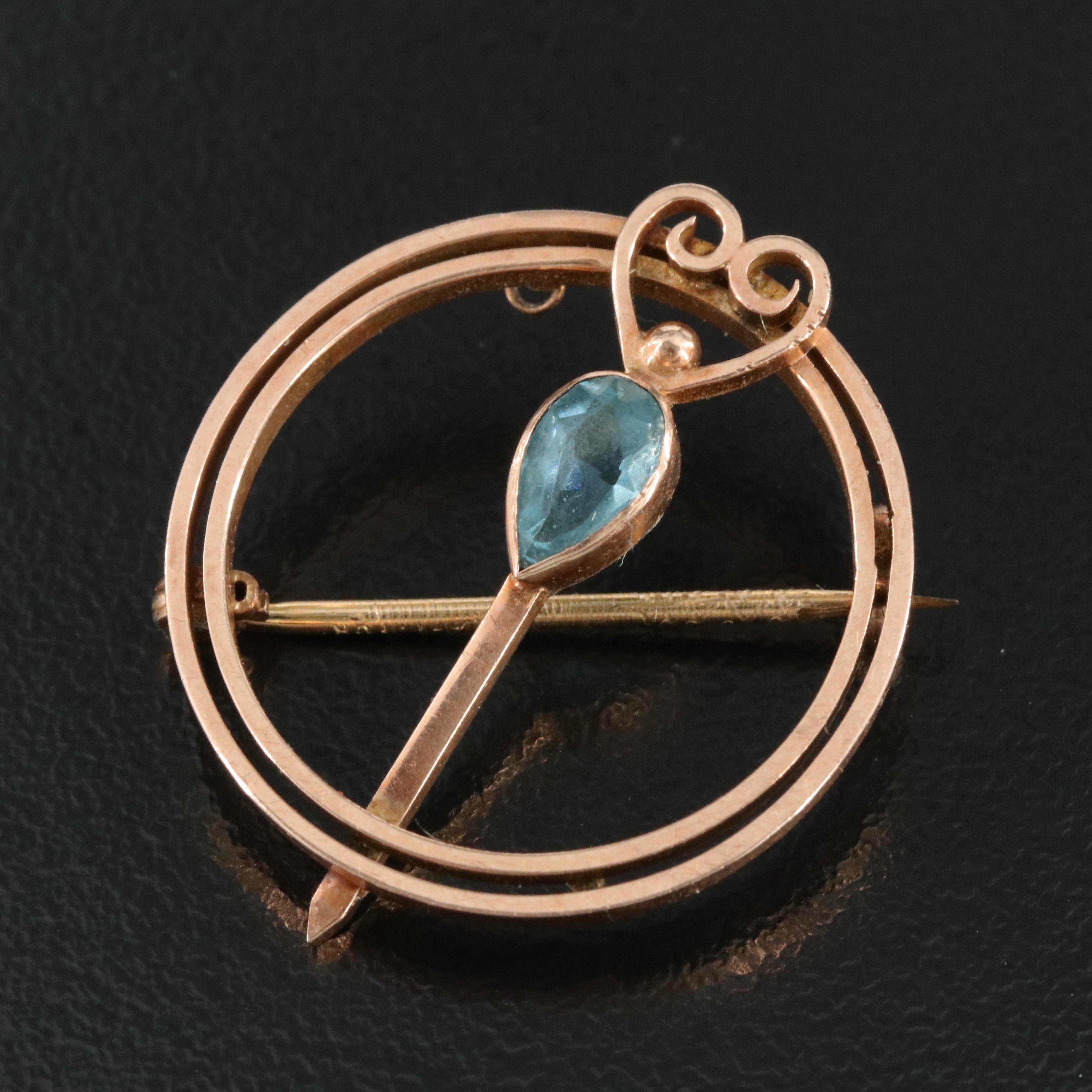 1921 Ward Brothers 9K Pin