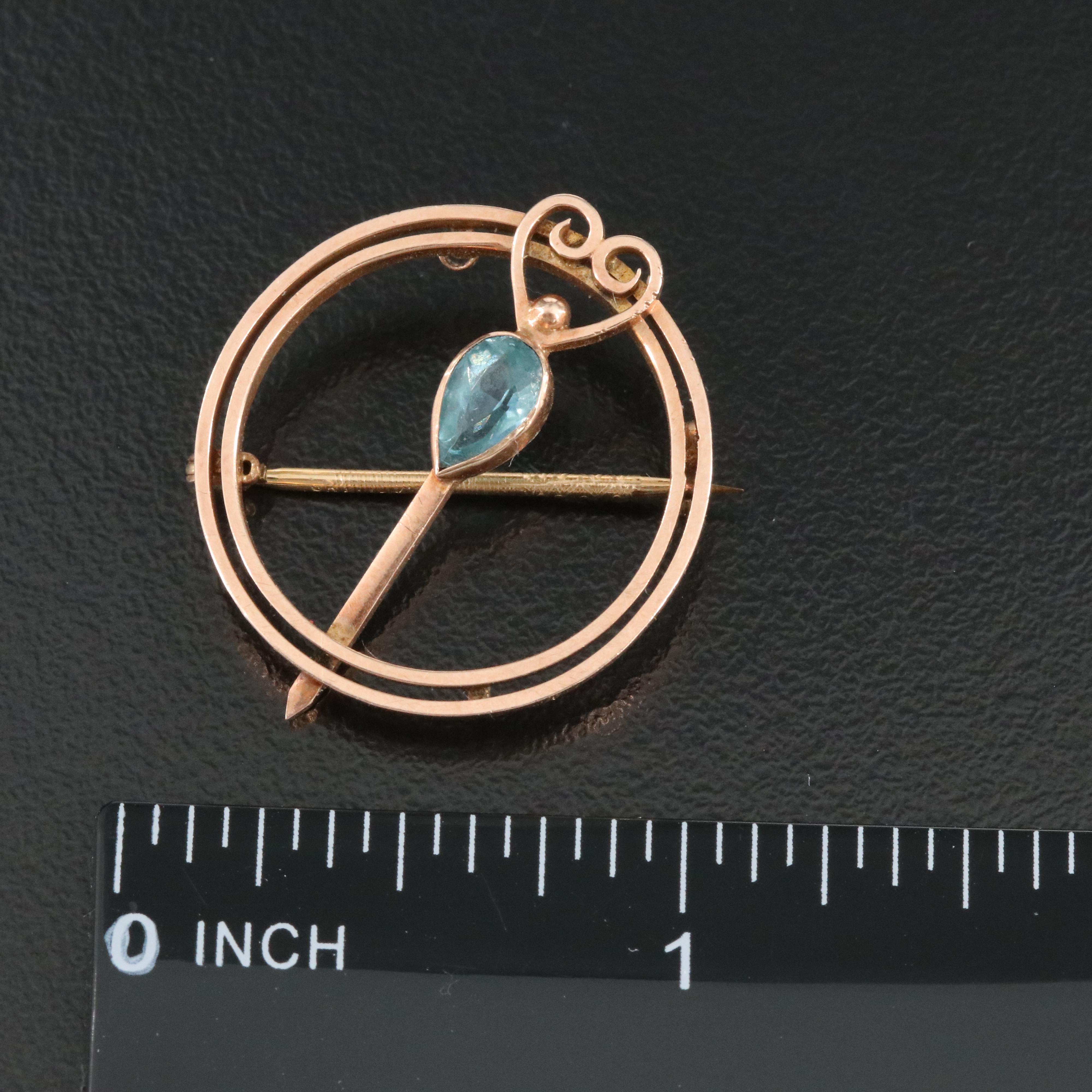 1921 Ward Brothers 9K Pin