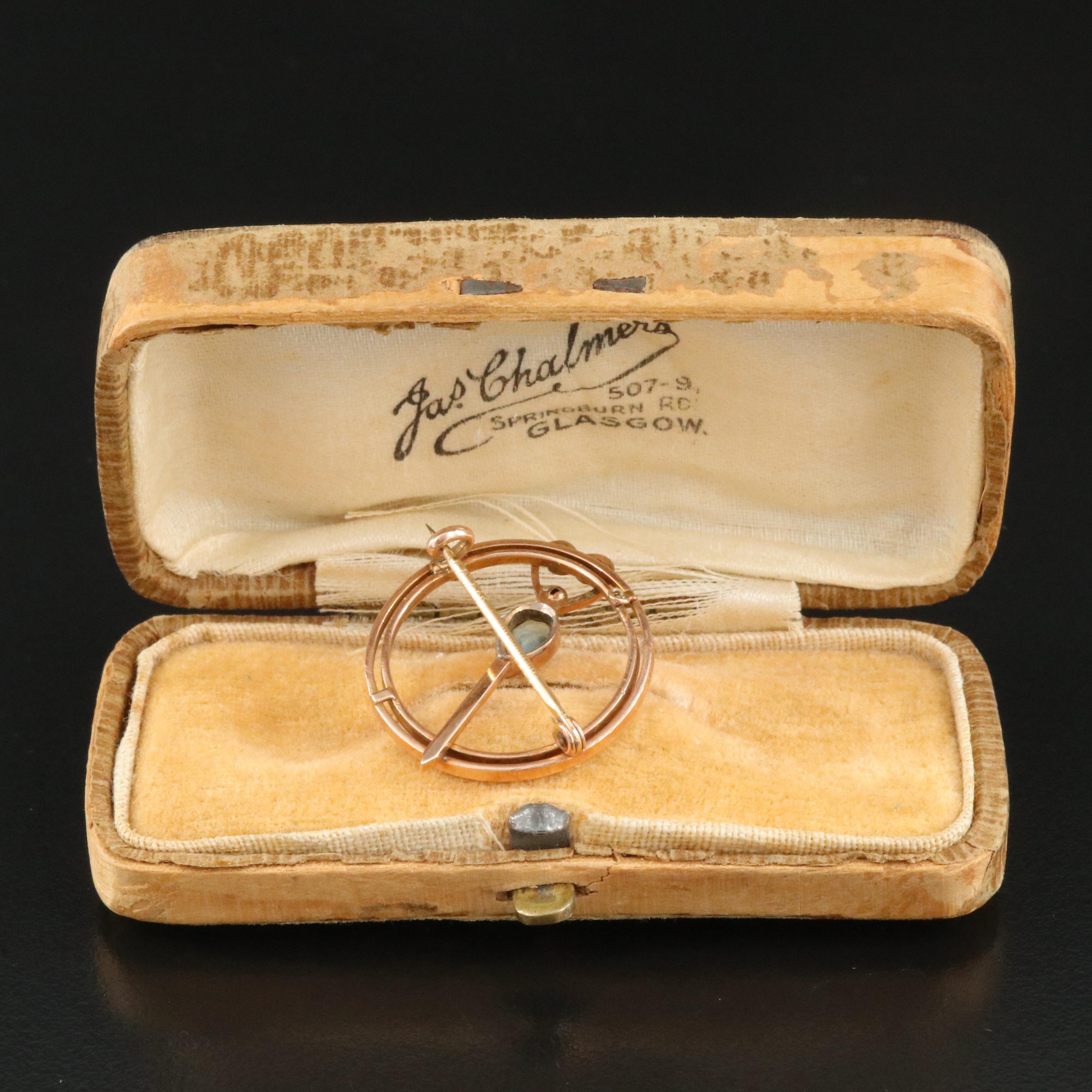 1921 Ward Brothers 9K Pin