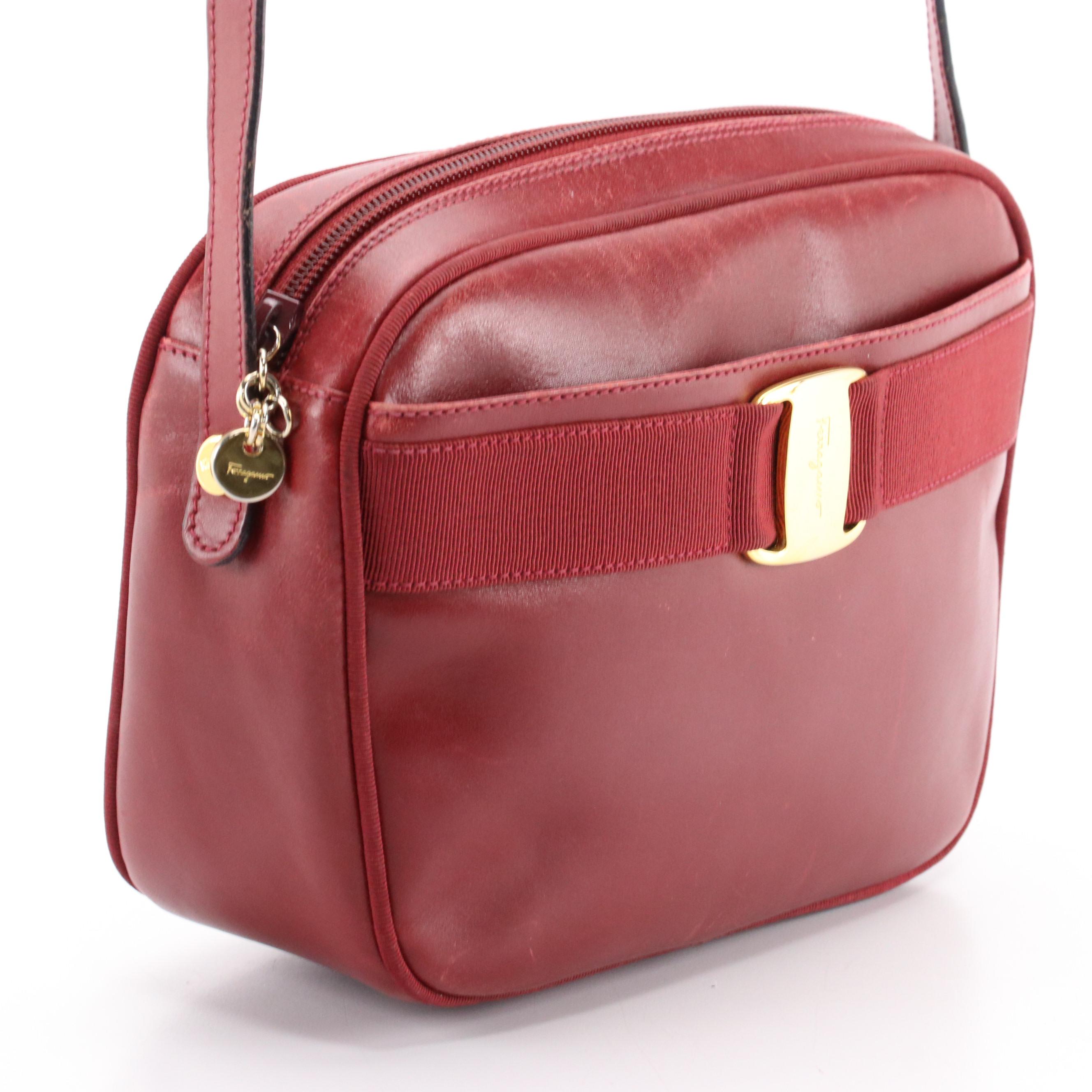 Salvatore Ferragamo Vara Bow Crossbody Bag in Smooth Leather