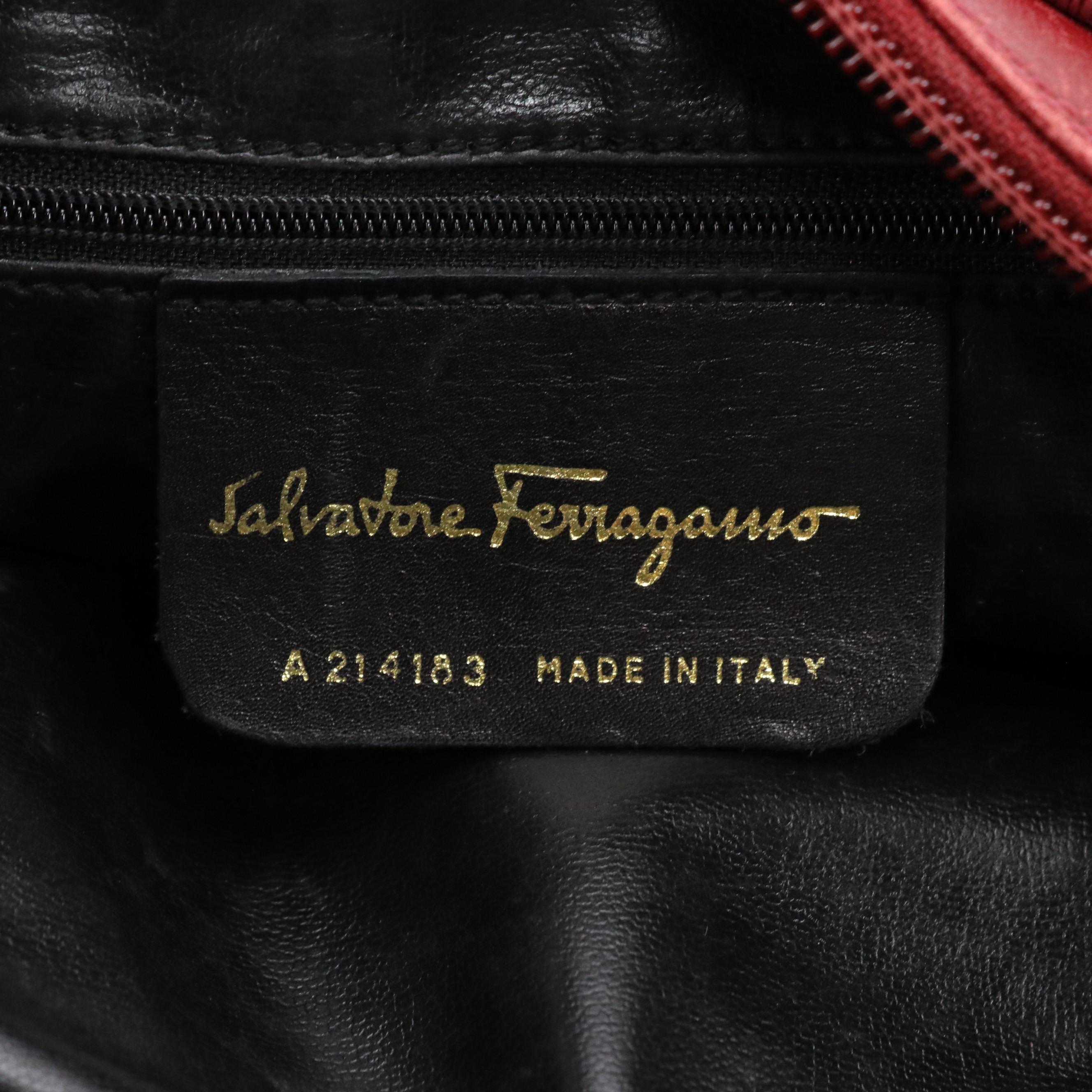 Salvatore Ferragamo Vara Bow Crossbody Bag in Smooth Leather