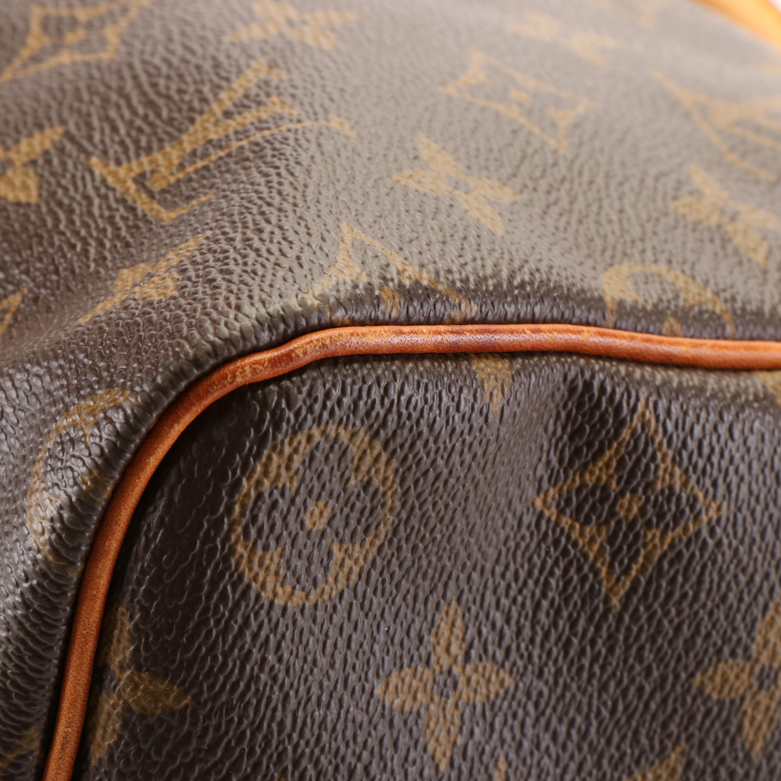 Louis Vuitton Speedy 40 Boston Bag in Monogram Coated Canvas