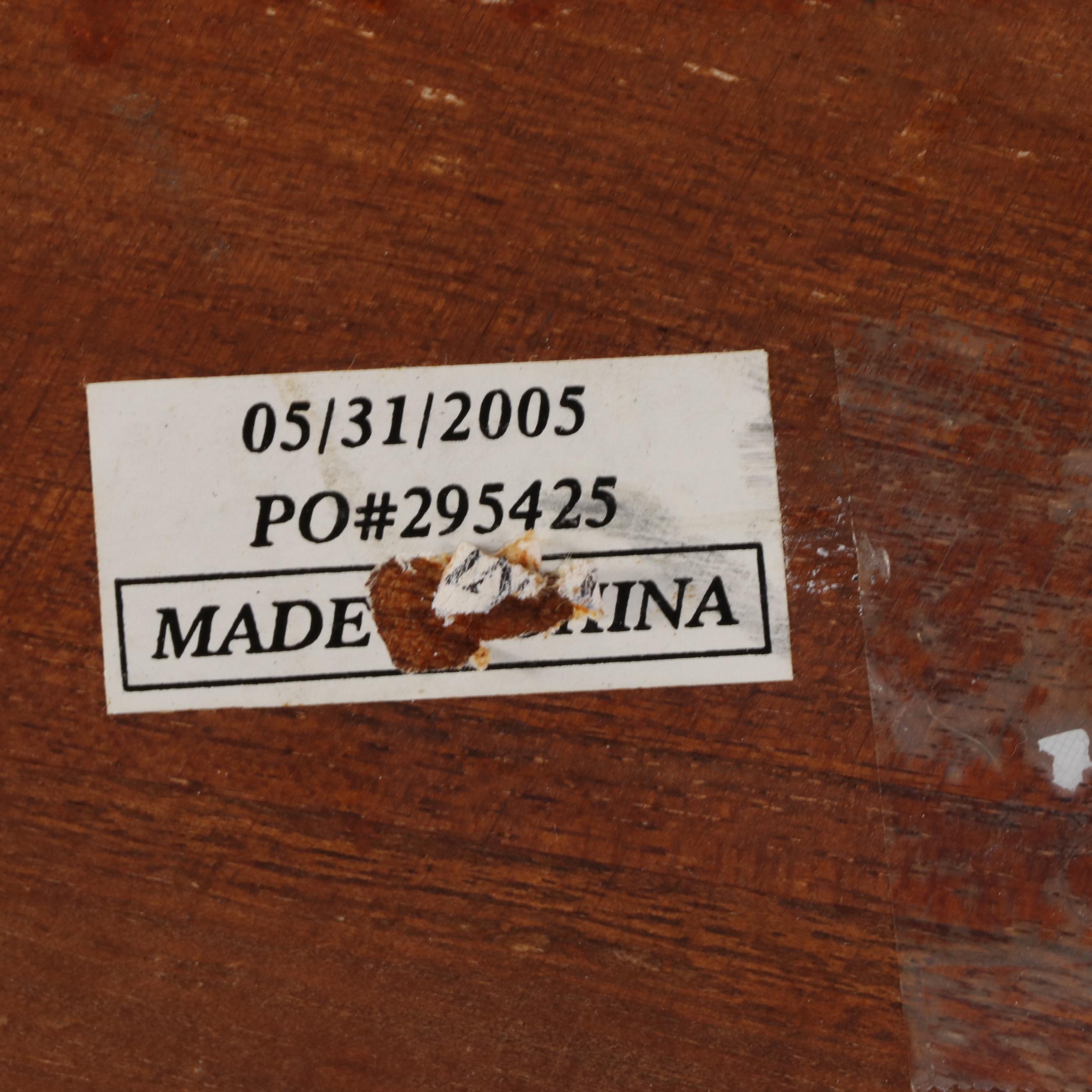 Round Tile Top Dining Table with Chairs, 2005