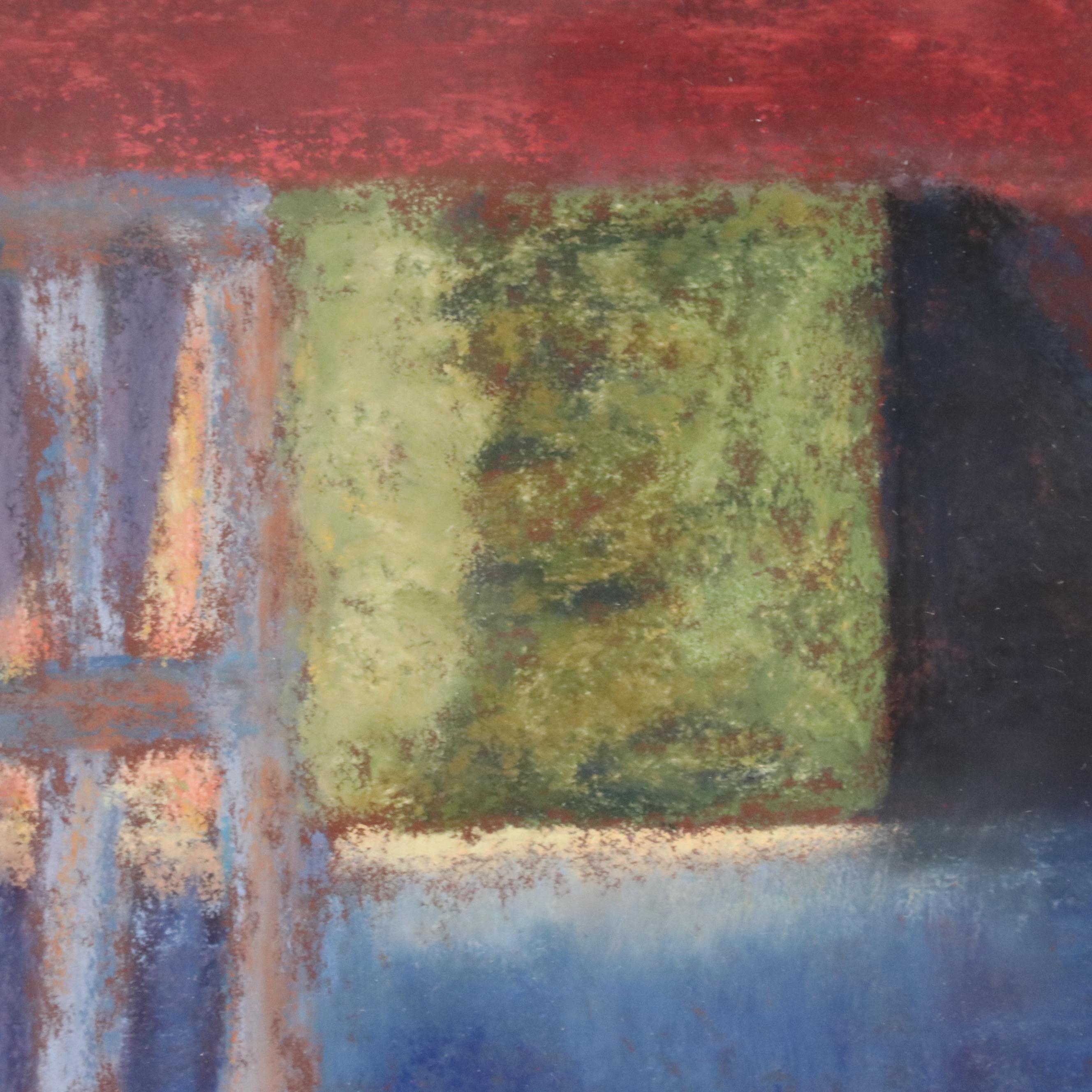 Abstract Chalk Pastel Drawing