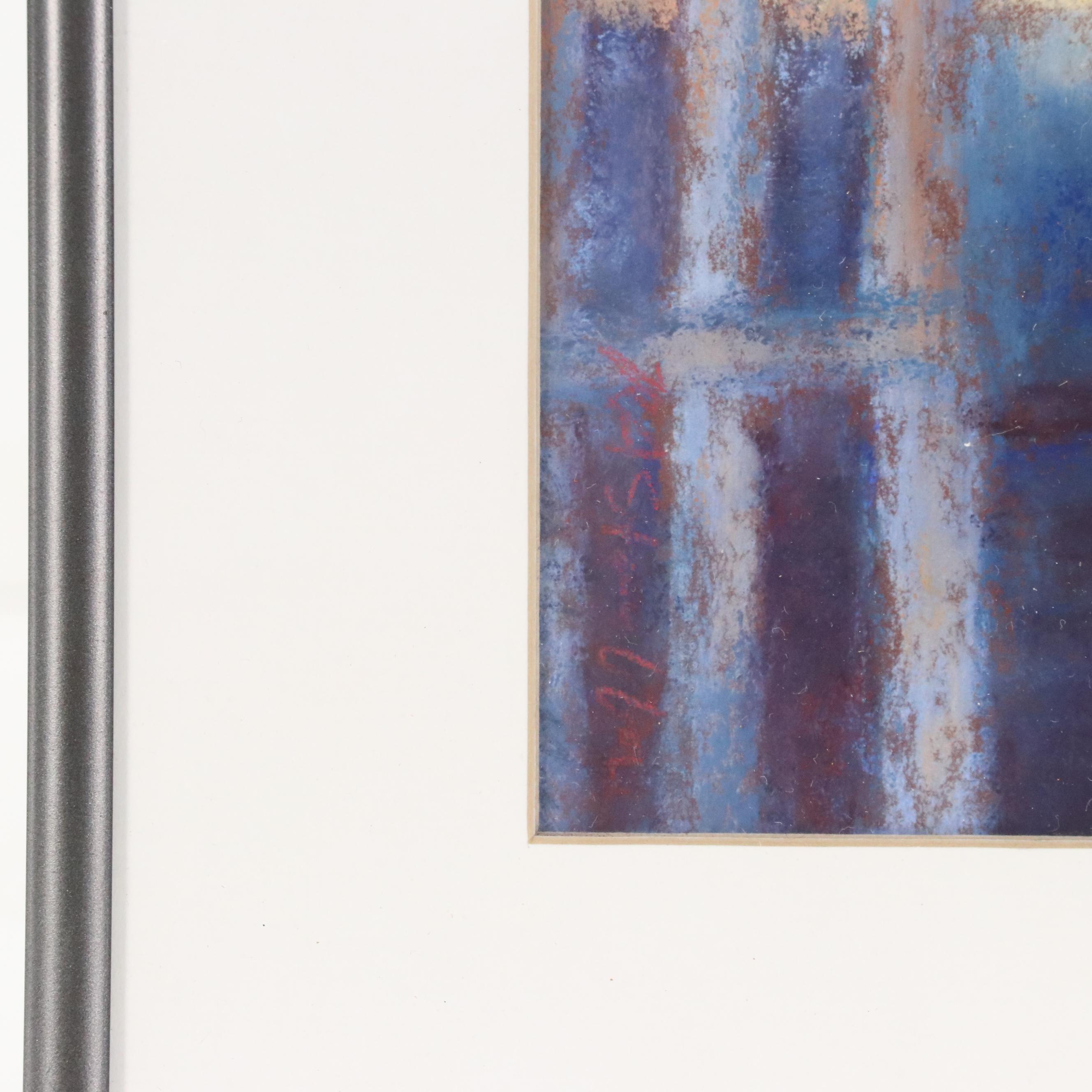 Abstract Chalk Pastel Drawing