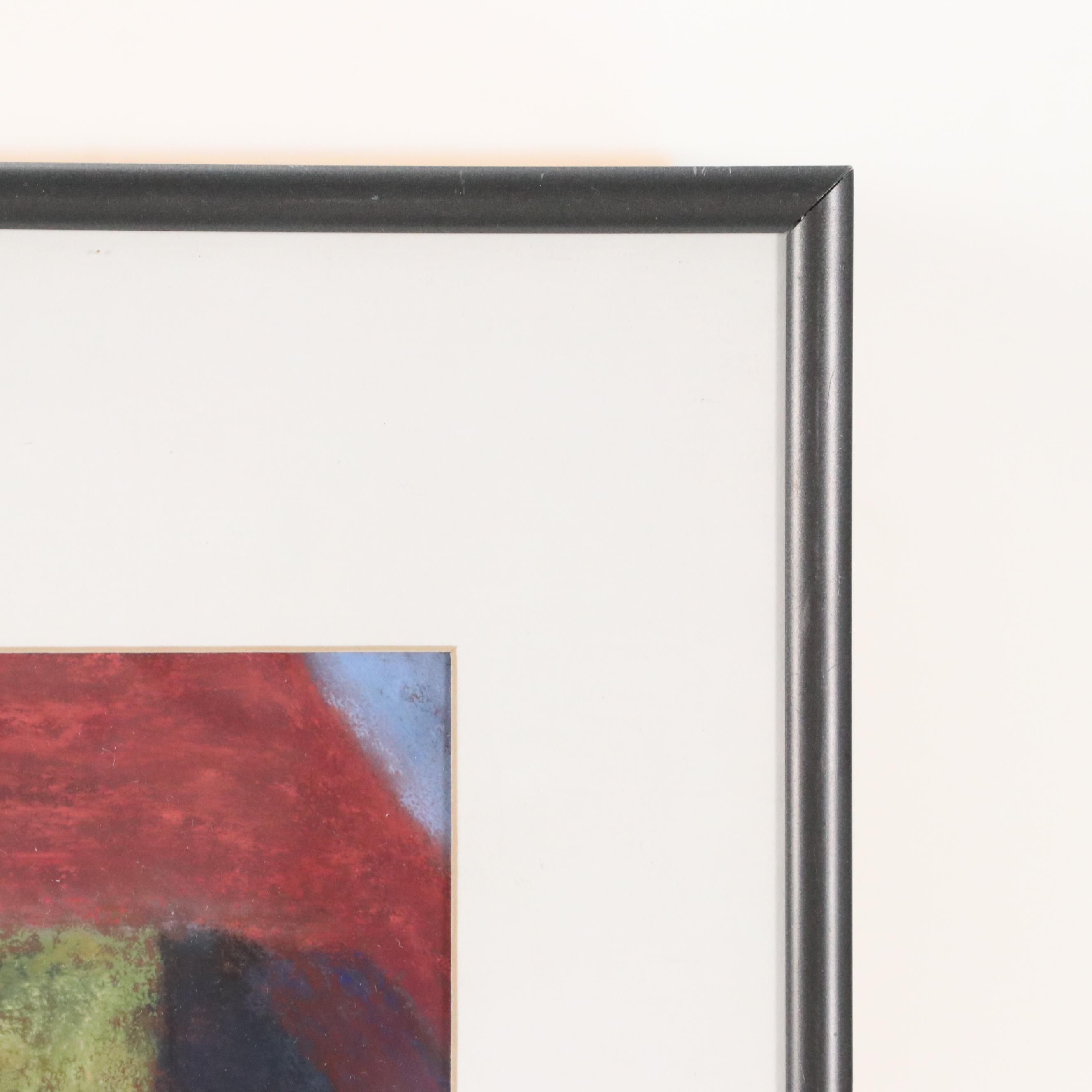 Abstract Chalk Pastel Drawing