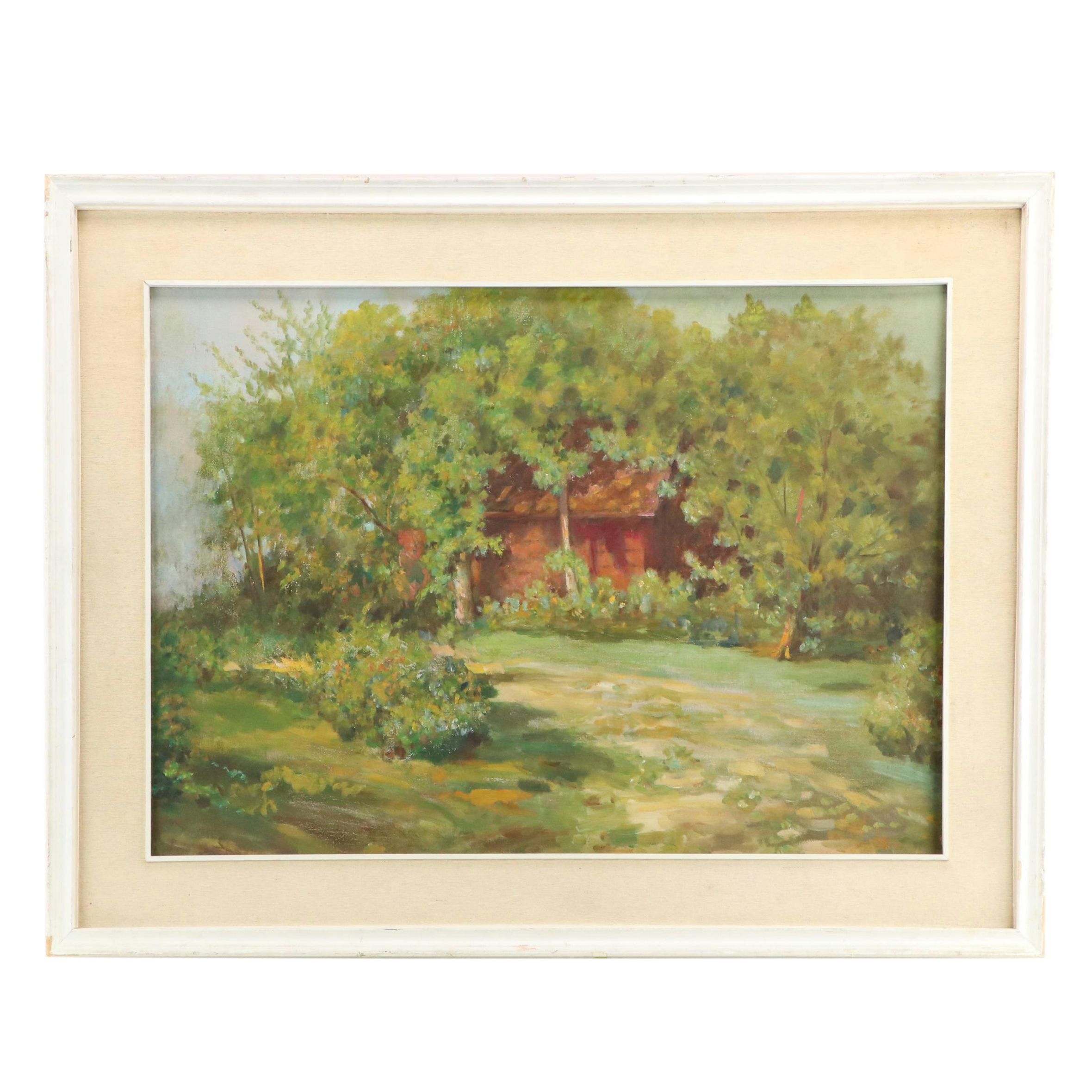 Michael Califano Landscape Oil Painting "Old Barn"