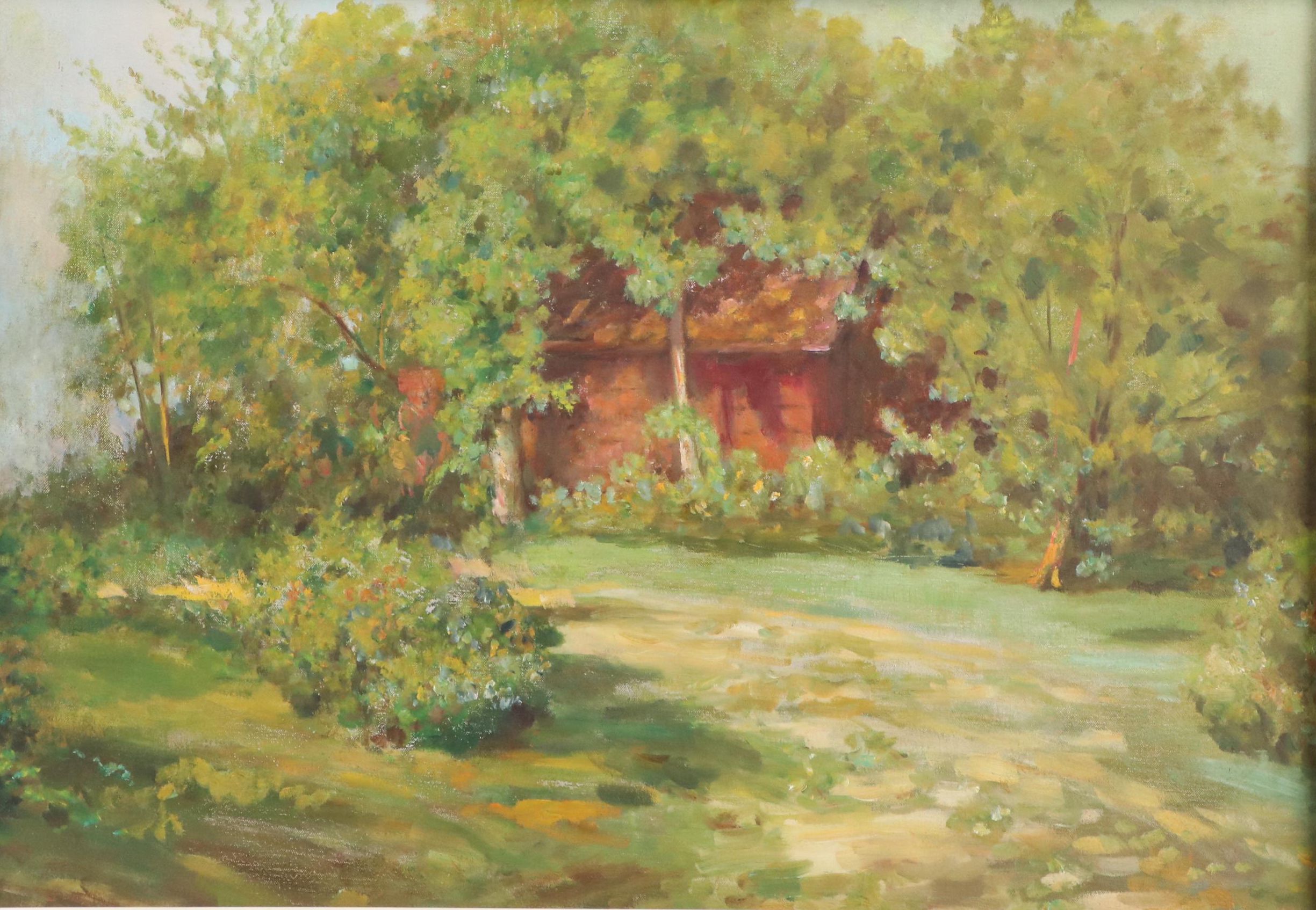 Michael Califano Landscape Oil Painting "Old Barn"