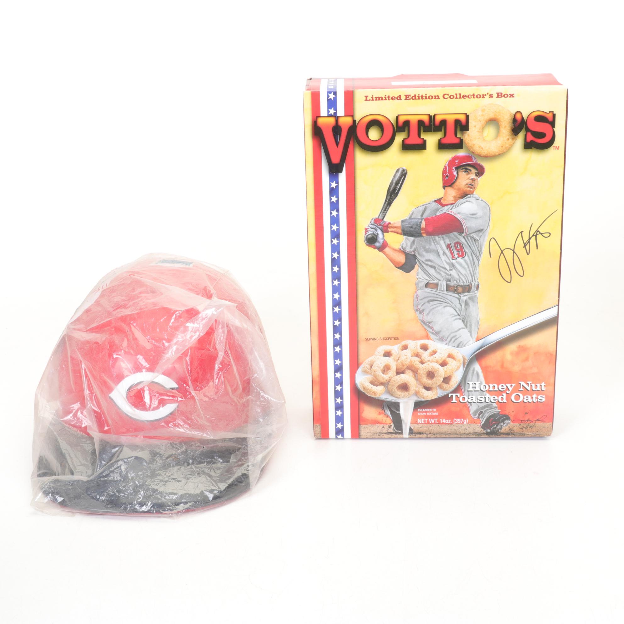 Cincinnati Reds Memorabilia with VottO's Cereal Box, Bobbleheads and More