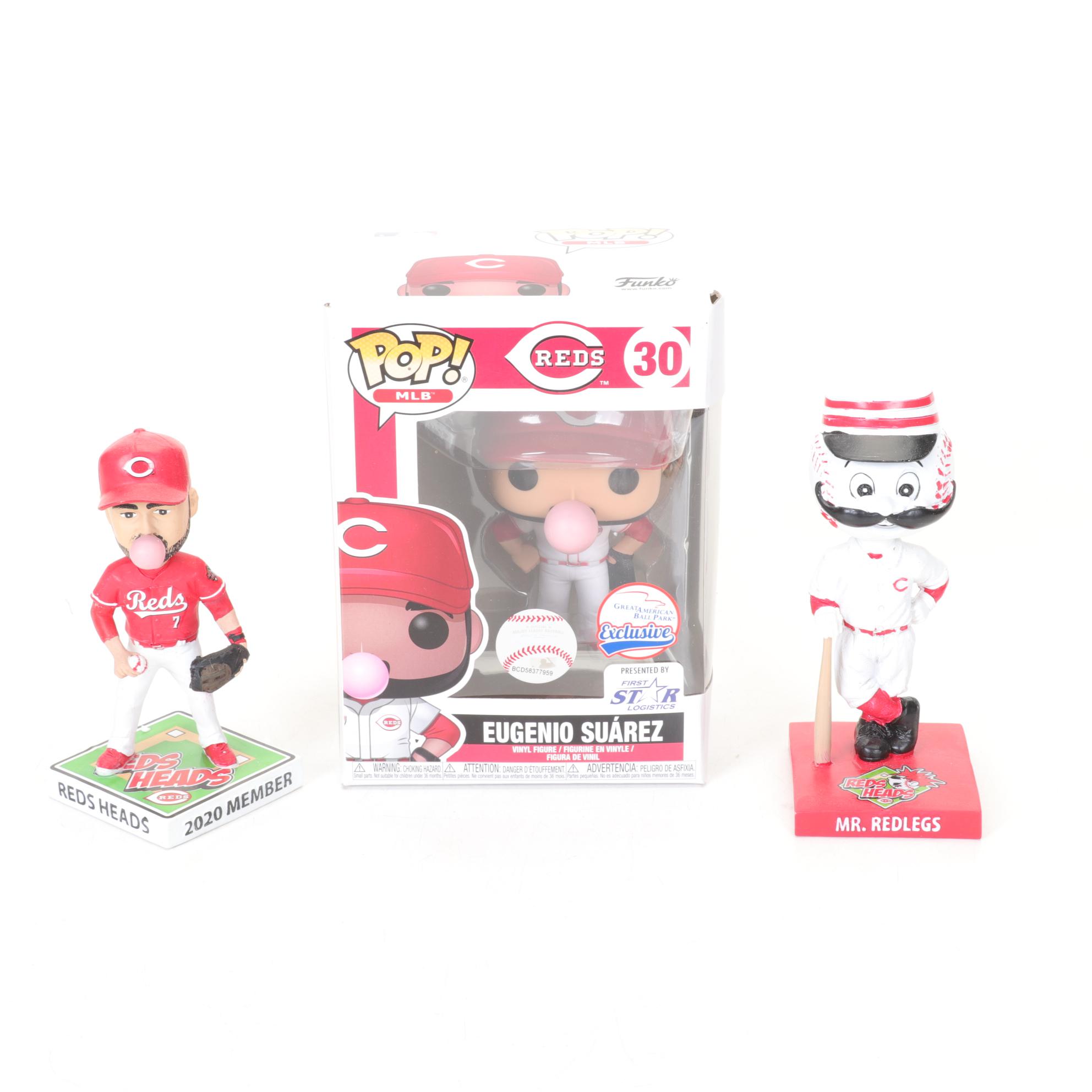 Cincinnati Reds Memorabilia with VottO's Cereal Box, Bobbleheads and More