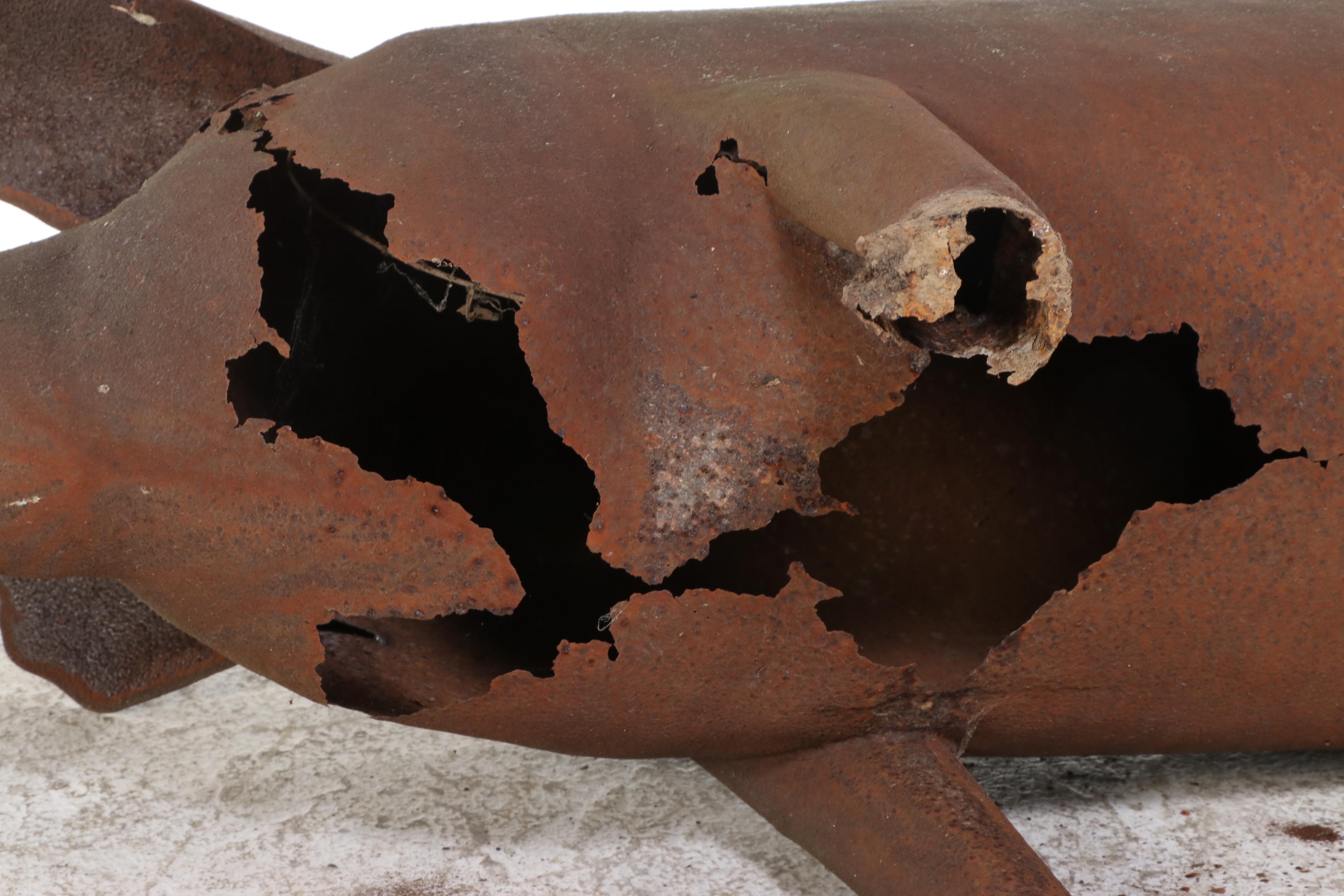 Metal Pig Garden Sculpture