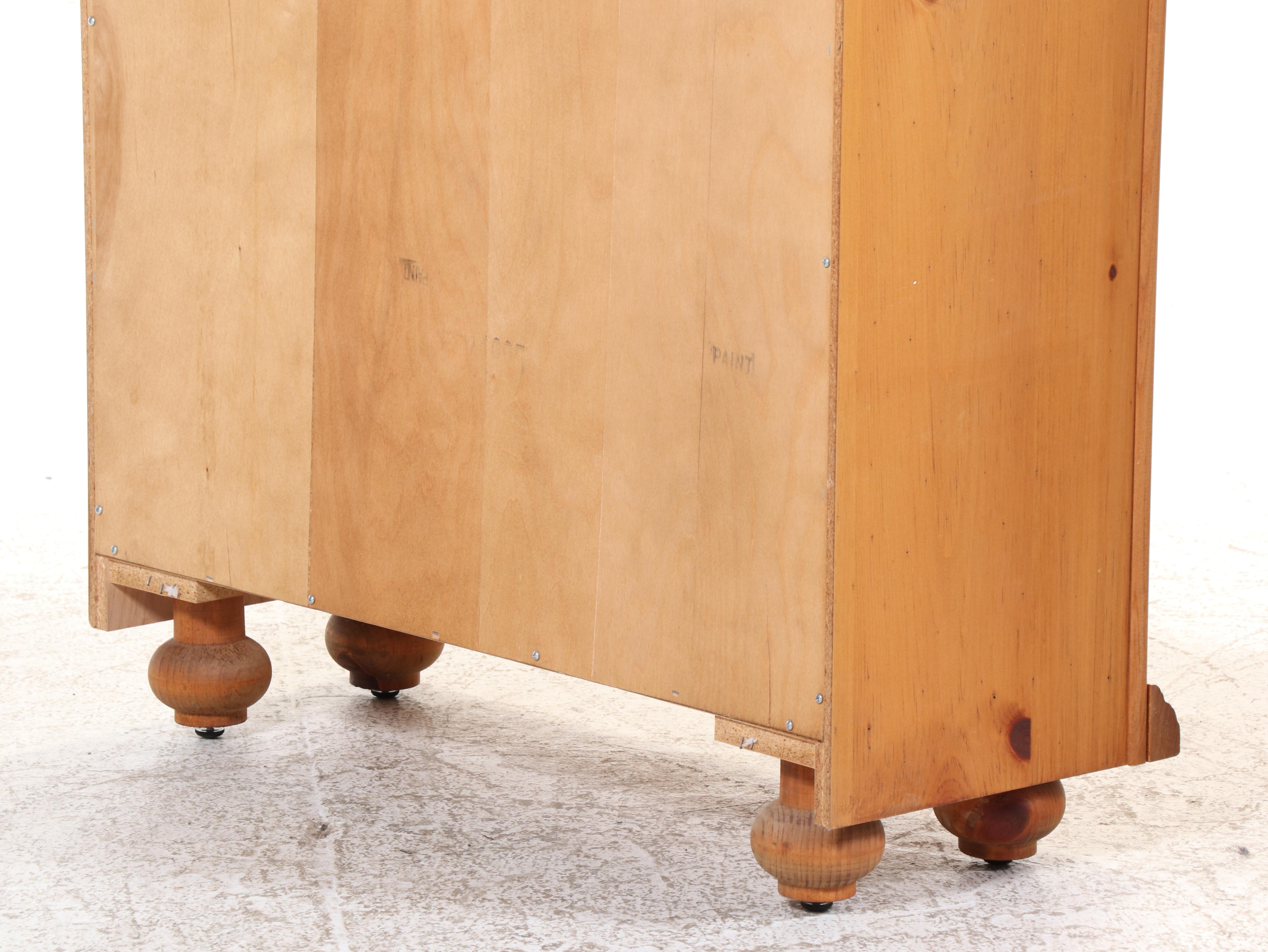 Pair of Spanish Colonial Style Pine Open Bookcases