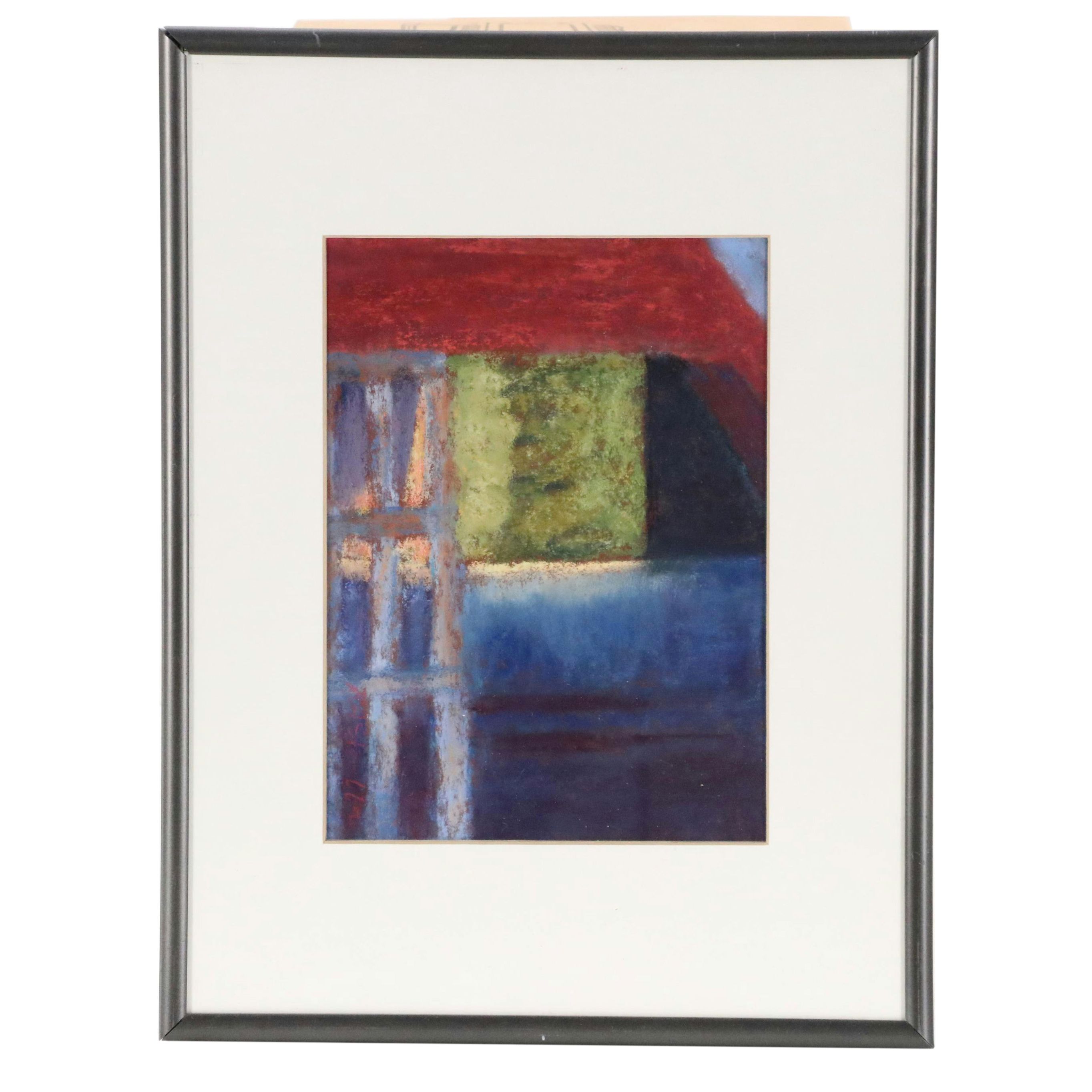 Abstract Chalk Pastel Drawing