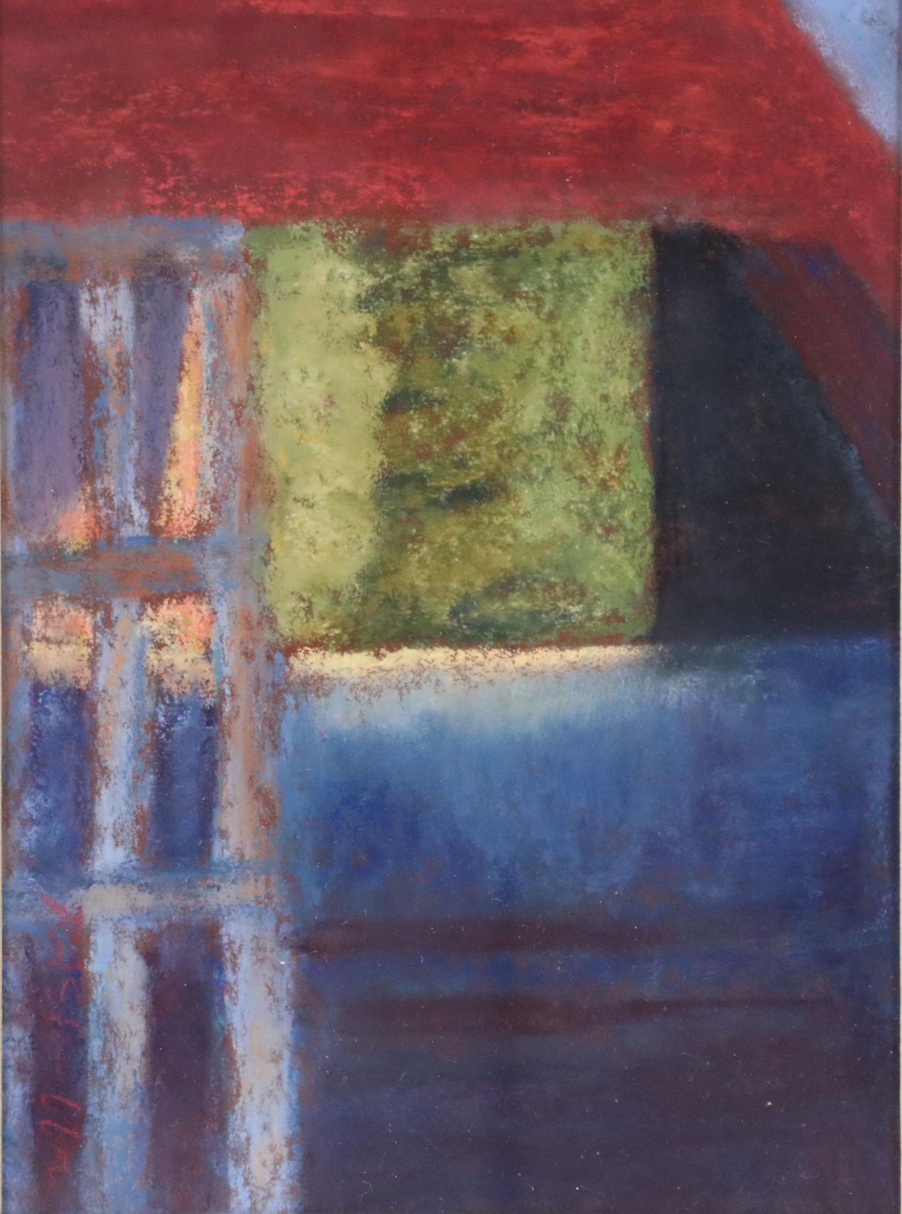 Abstract Chalk Pastel Drawing