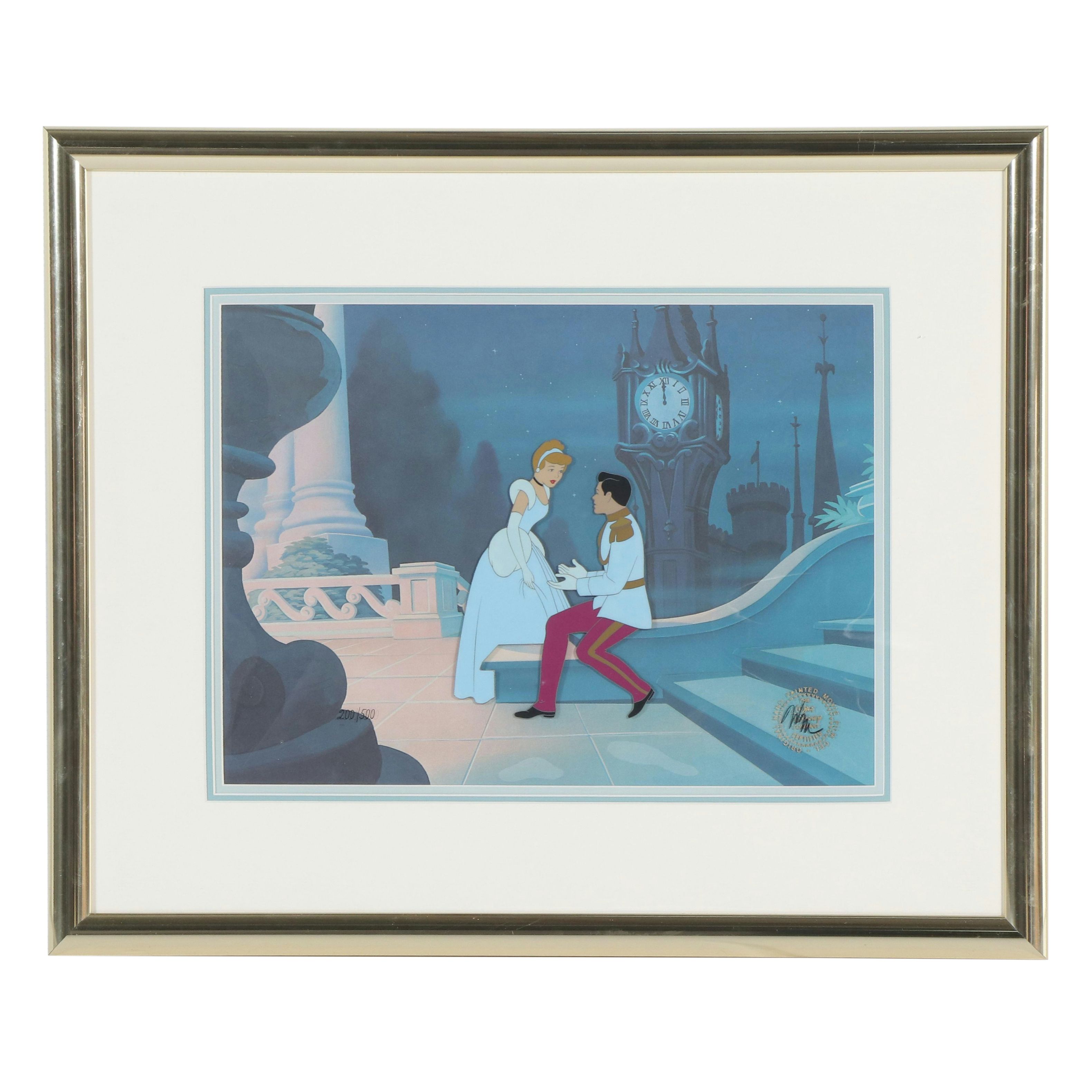 Disney "Cinderella" Hand-Painted Animation Cel, 1987
