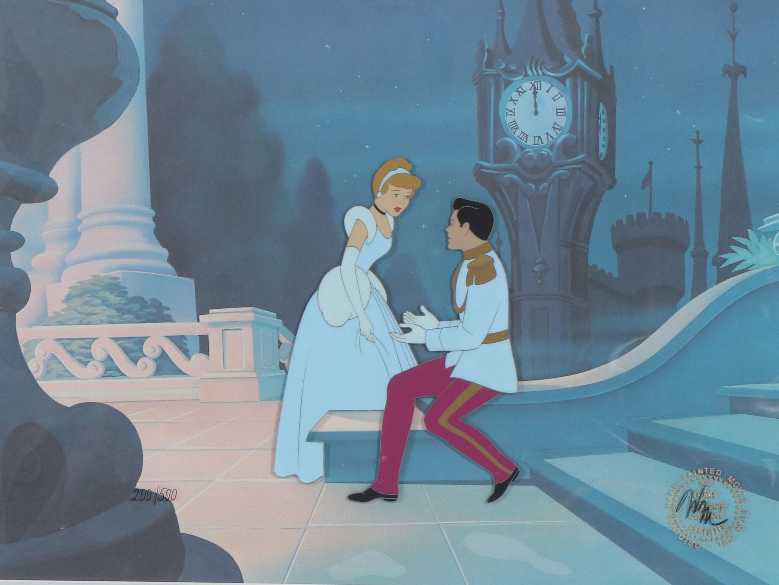 Disney "Cinderella" Hand-Painted Animation Cel, 1987
