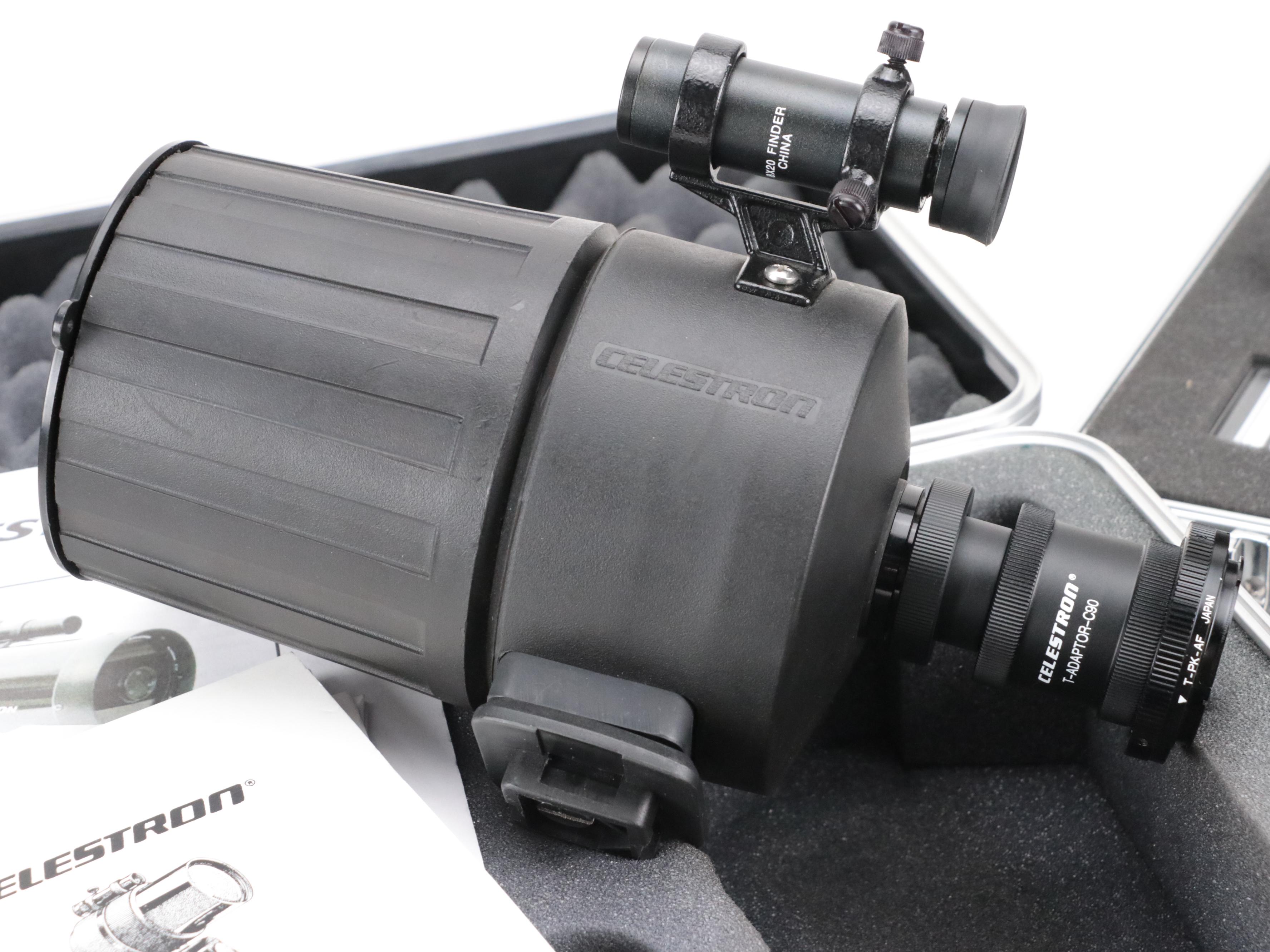 Celestron C90 Spotting Scope with Cases, Metal Tripod and More Accessories