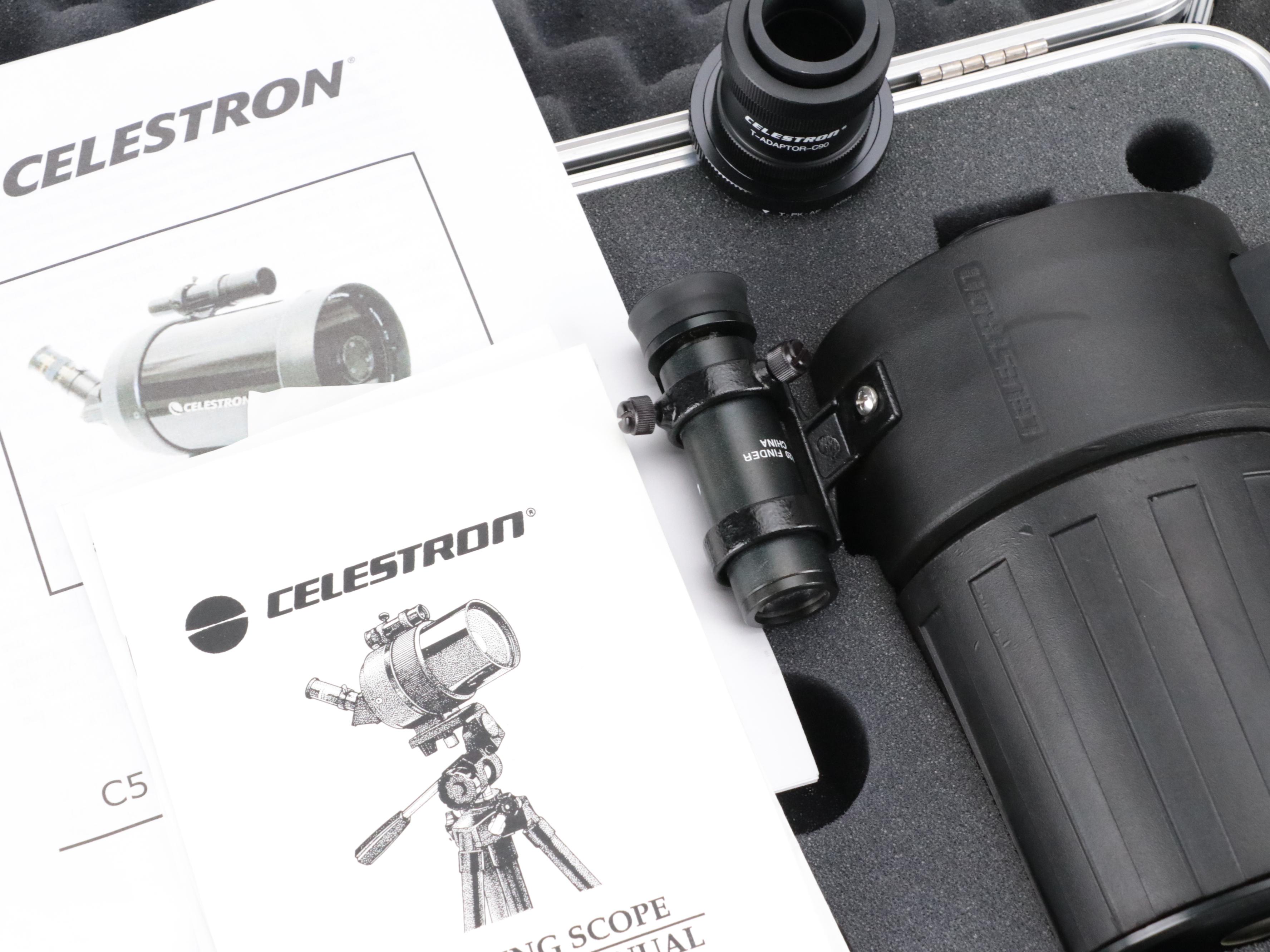 Celestron C90 Spotting Scope with Cases, Metal Tripod and More Accessories