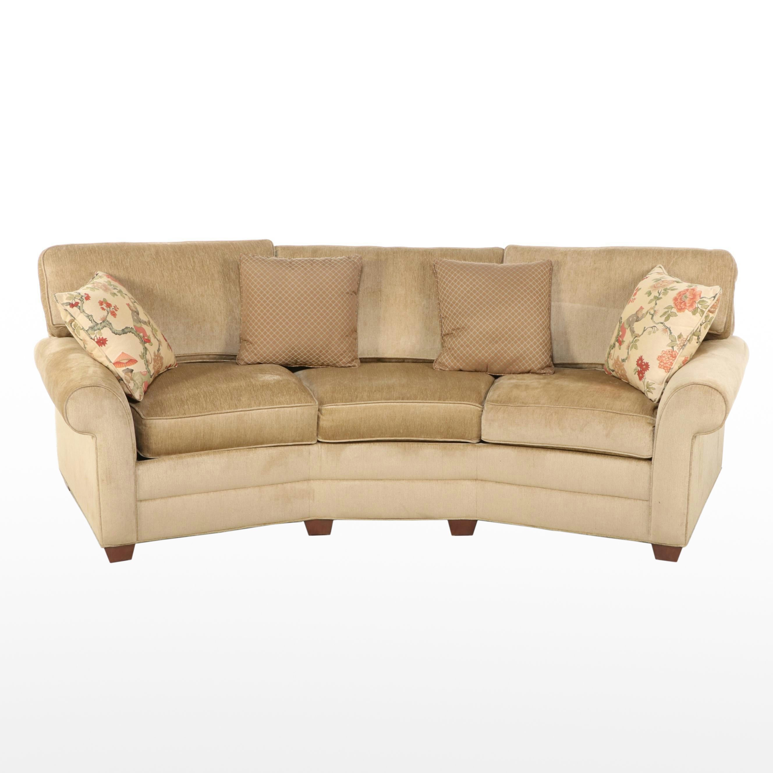 Ethan Allen Custom-Upholstered Conversation Sofa