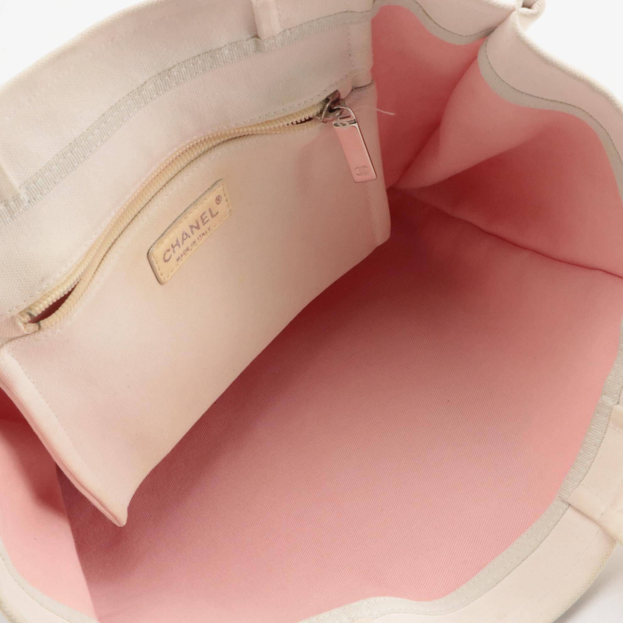 Chanel Miami Cruise 2008-2009 Canvas Tote Bag