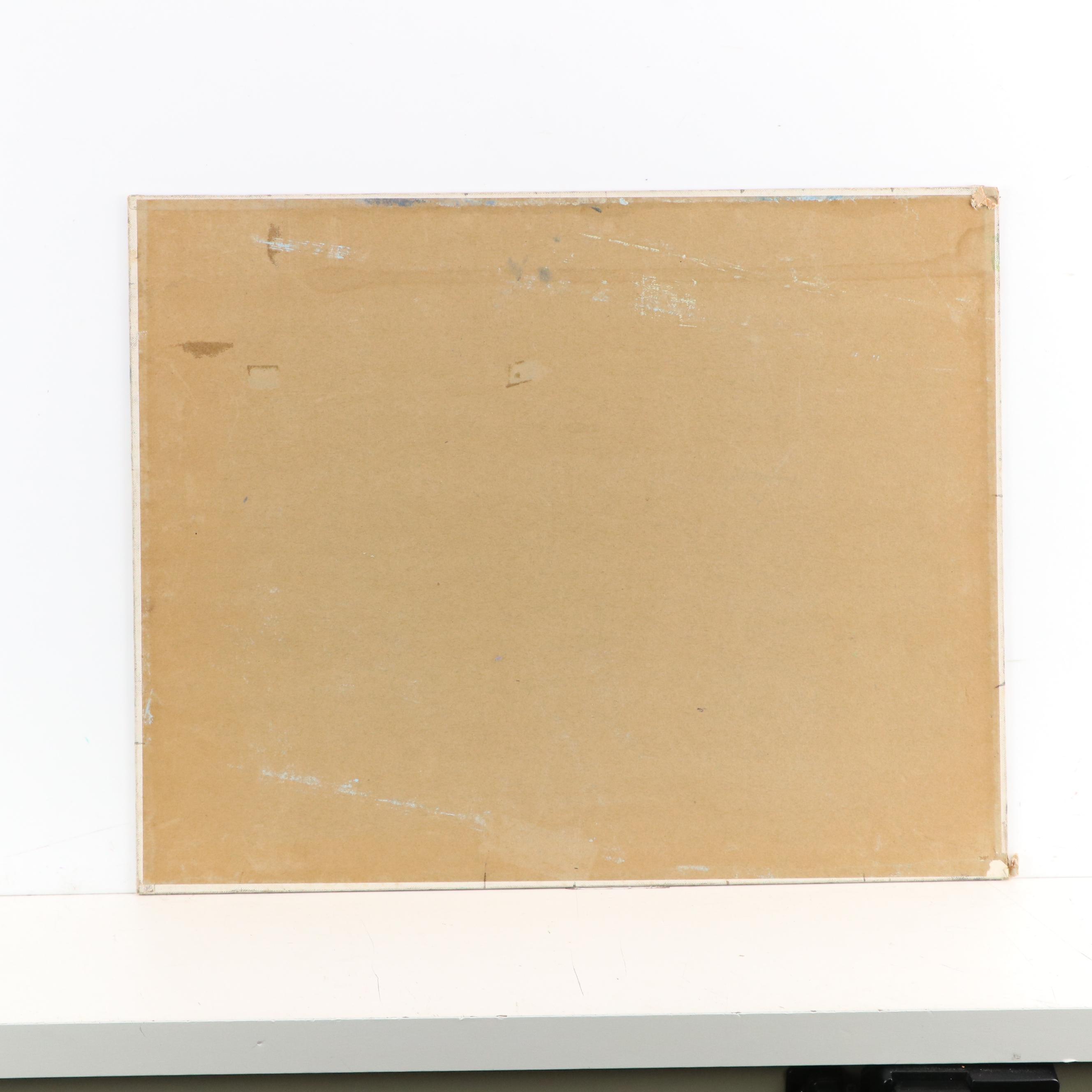 K. Martin Oil Painting of River Landscape