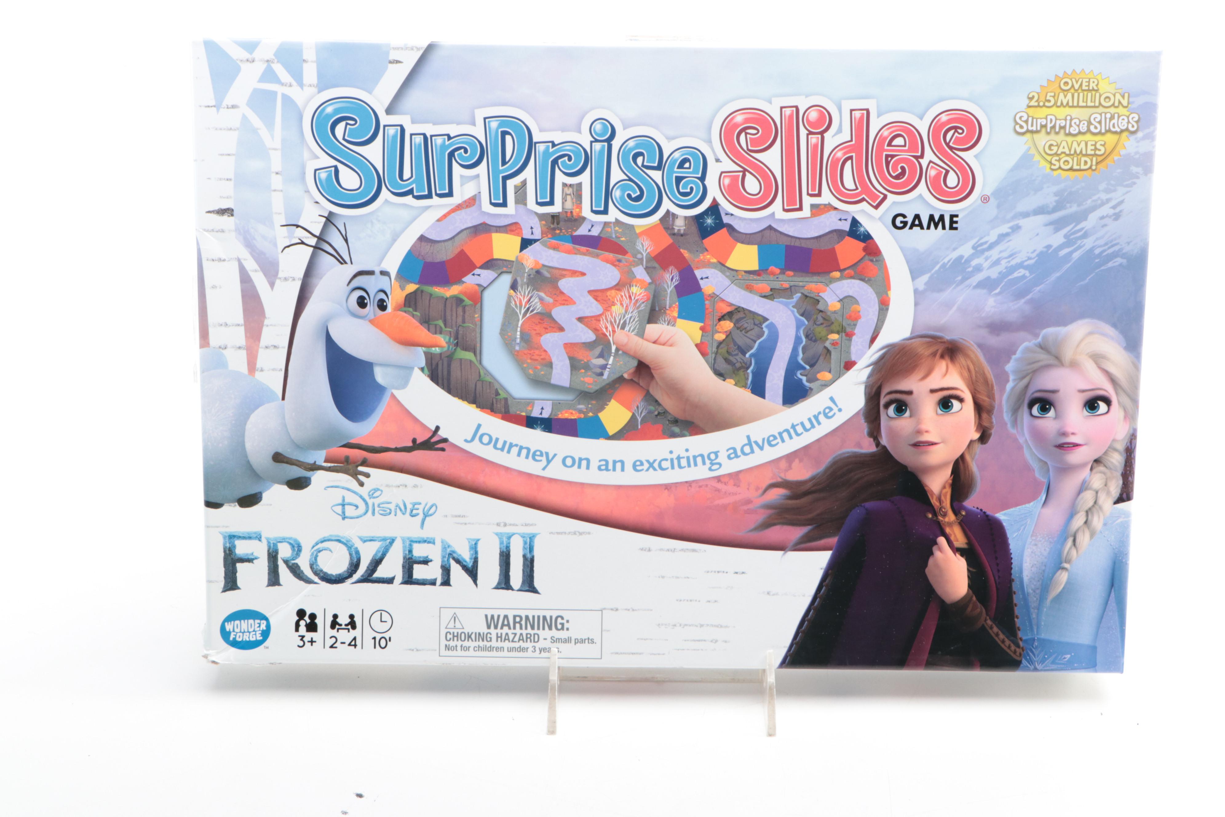 Children's Board and Card Games Incl. "Frozen II" Surprise Slides, Play-Doh