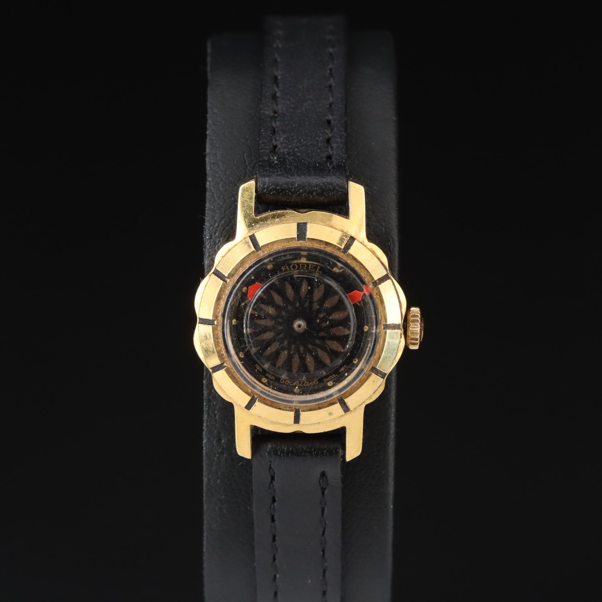 Borel Cocktail Kaleidoscope Dial Stem Wind Watch