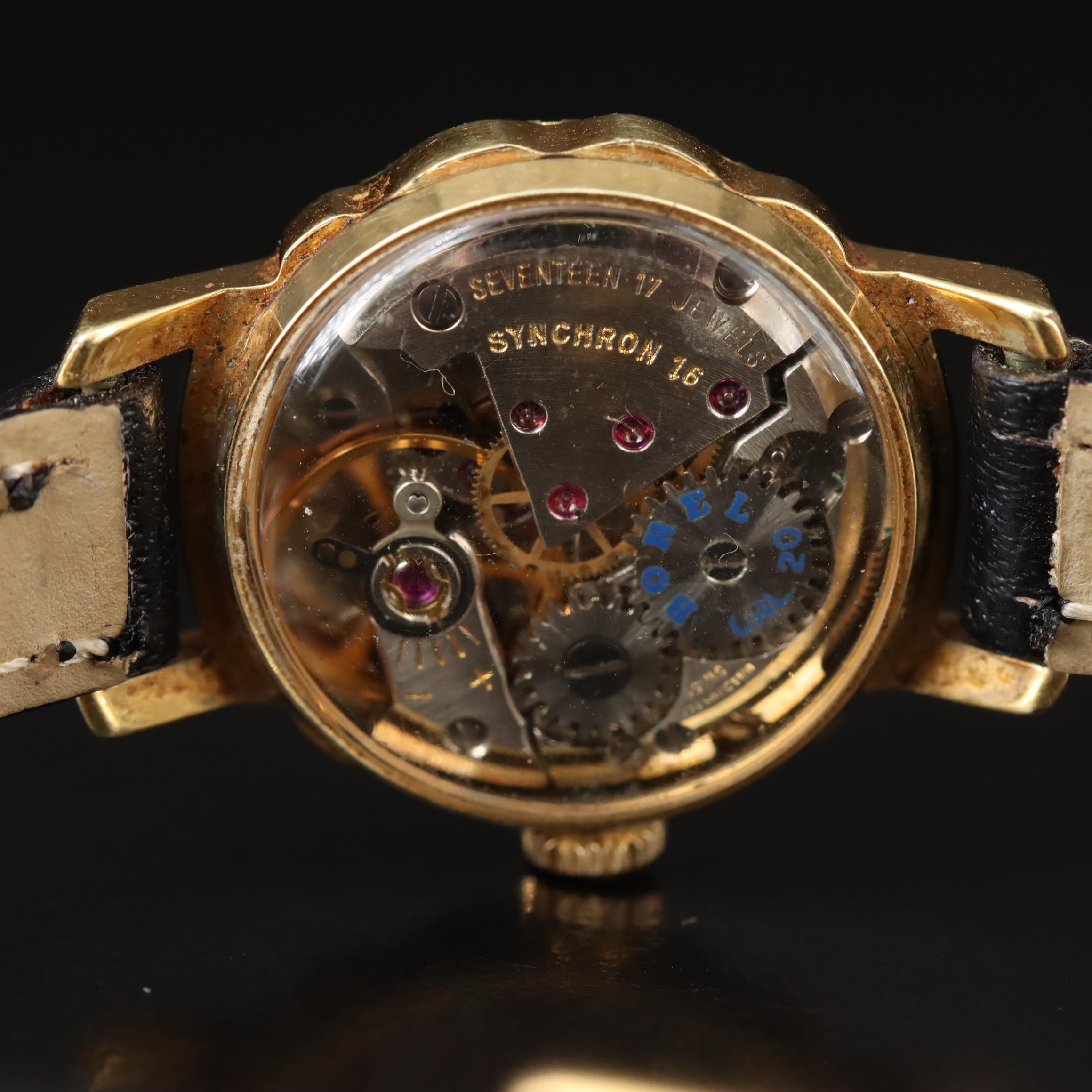 Borel Cocktail Kaleidoscope Dial Stem Wind Watch