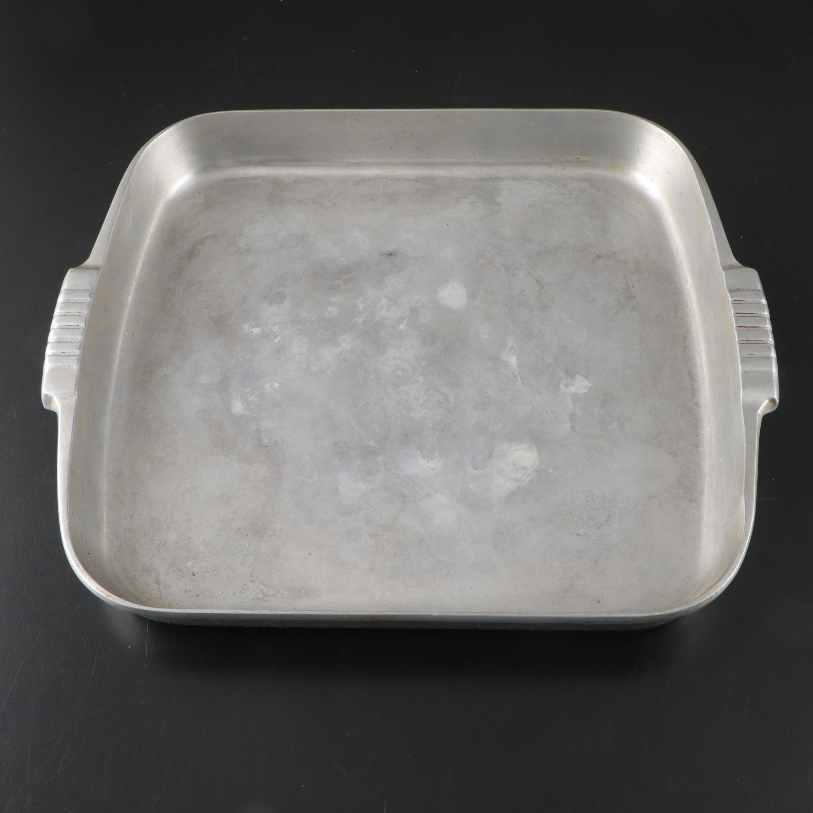 Wagner Ware Magnalite Aluminum Pots with Roast and Bake Pan, 1960s