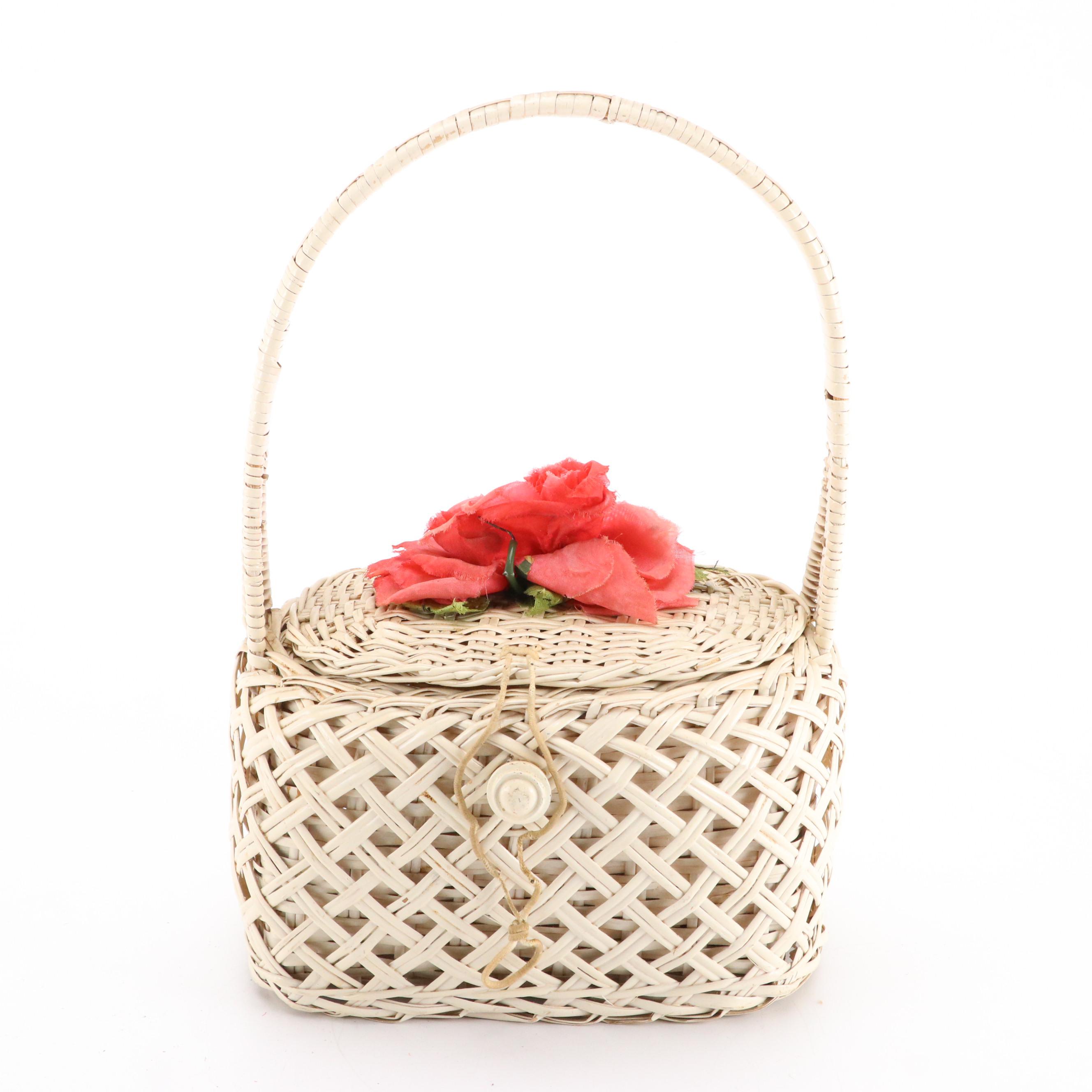 Princess Charming by Atlas and Ritter Wicker Purses with Esprit Woven Fiber Bag