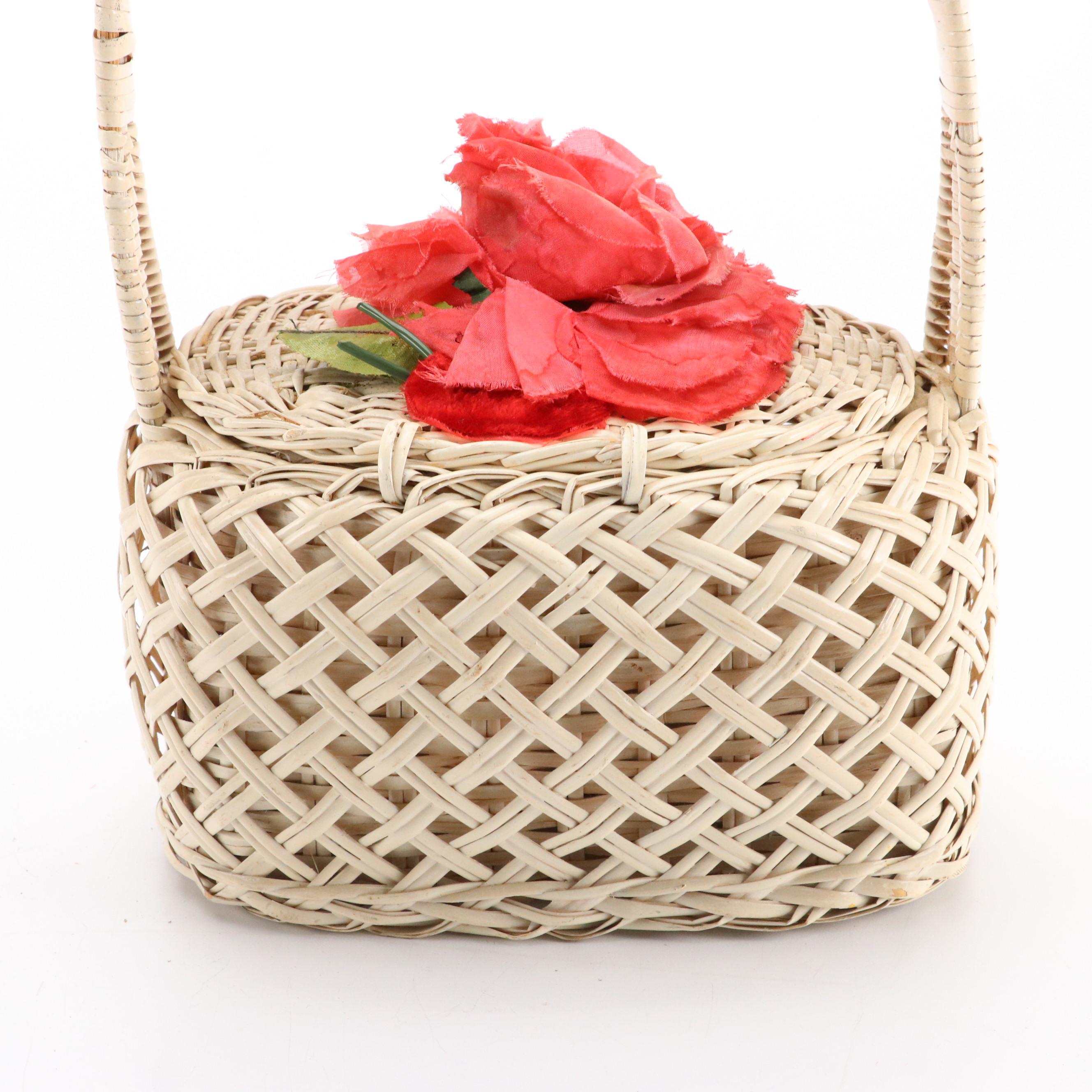 Princess Charming by Atlas and Ritter Wicker Purses with Esprit Woven Fiber Bag