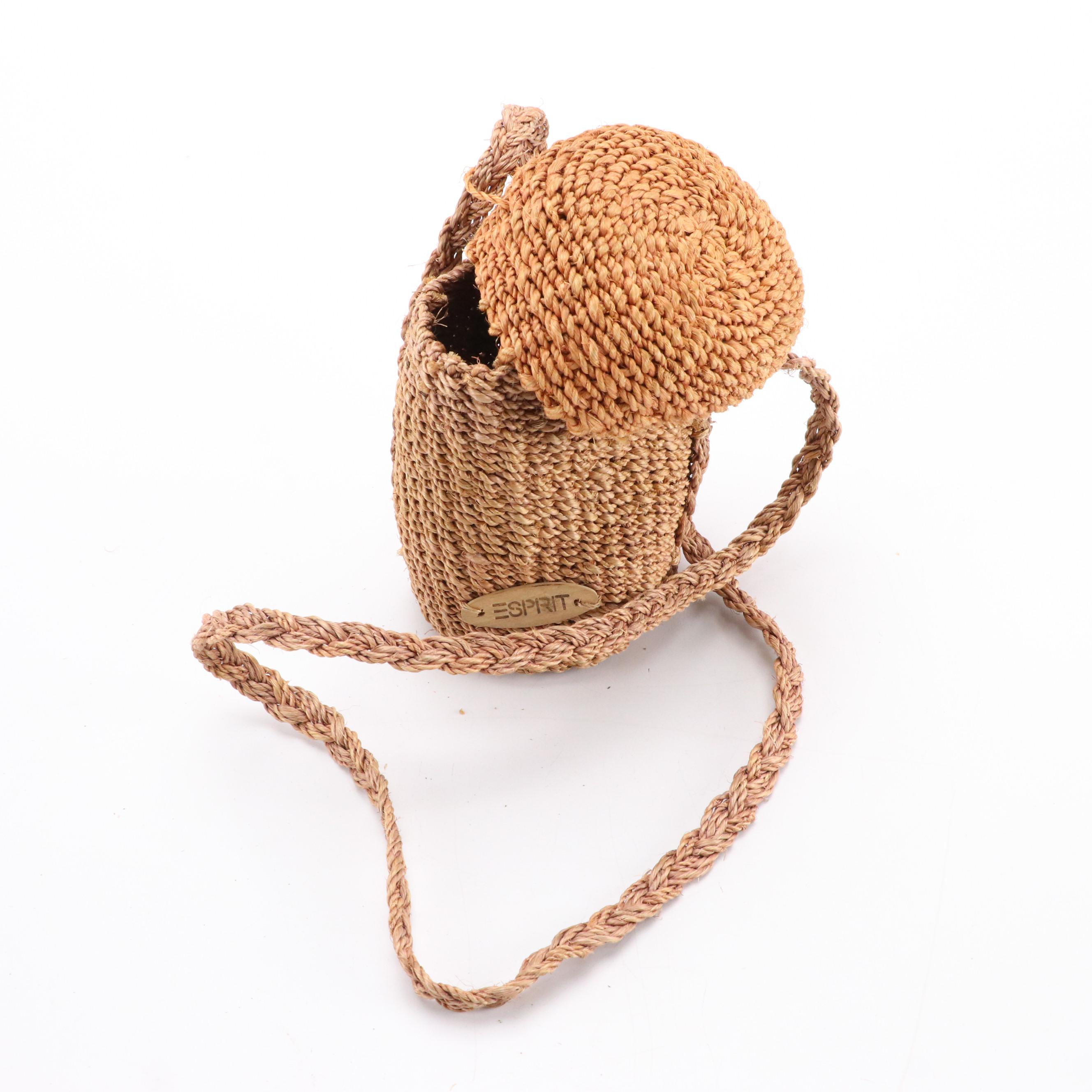 Princess Charming by Atlas and Ritter Wicker Purses with Esprit Woven Fiber Bag