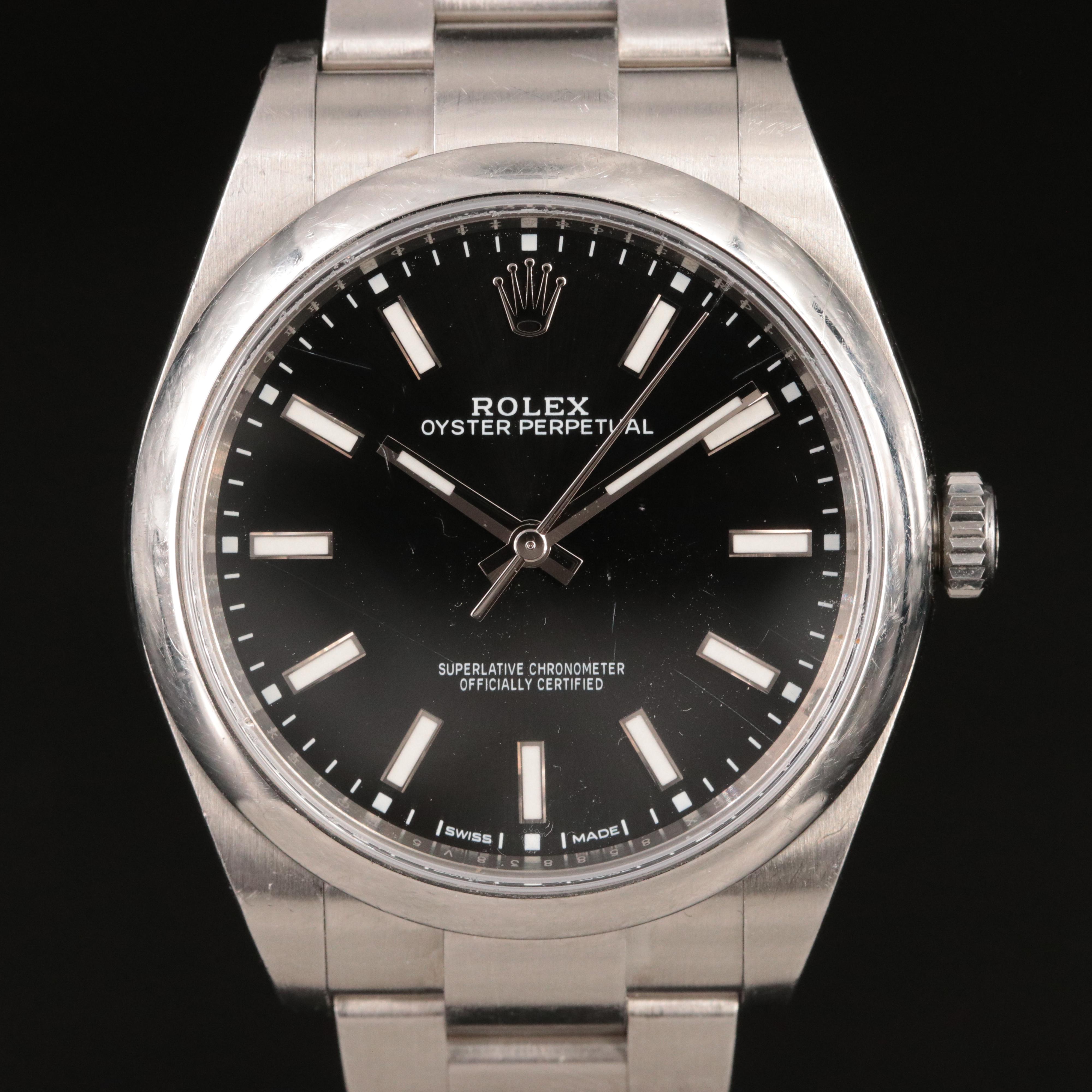 Rolex Oyster Perpetual 39mm Watch