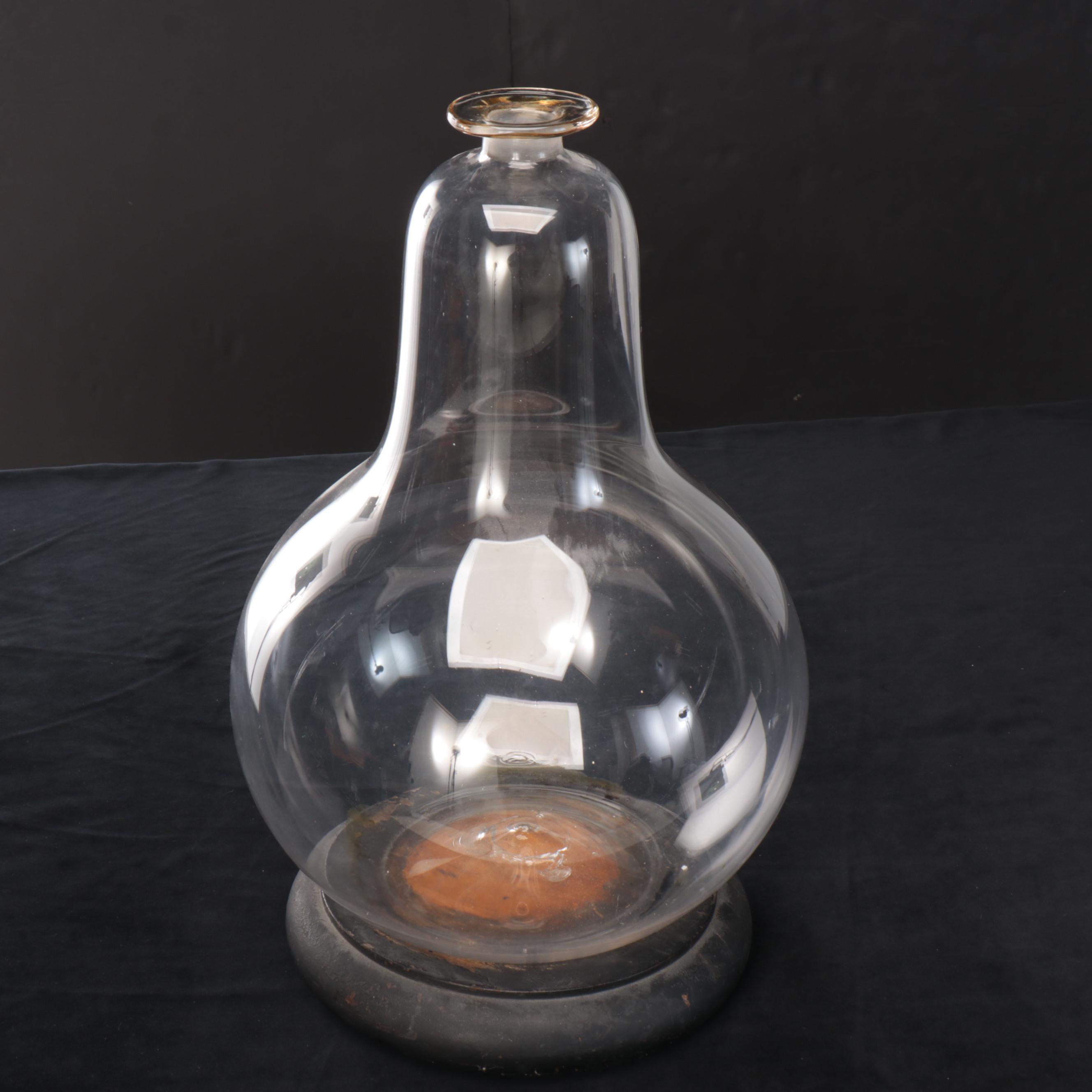 Victorian Glass Chemist's Carboy Bottle, Late 19th/ Early 20th Century