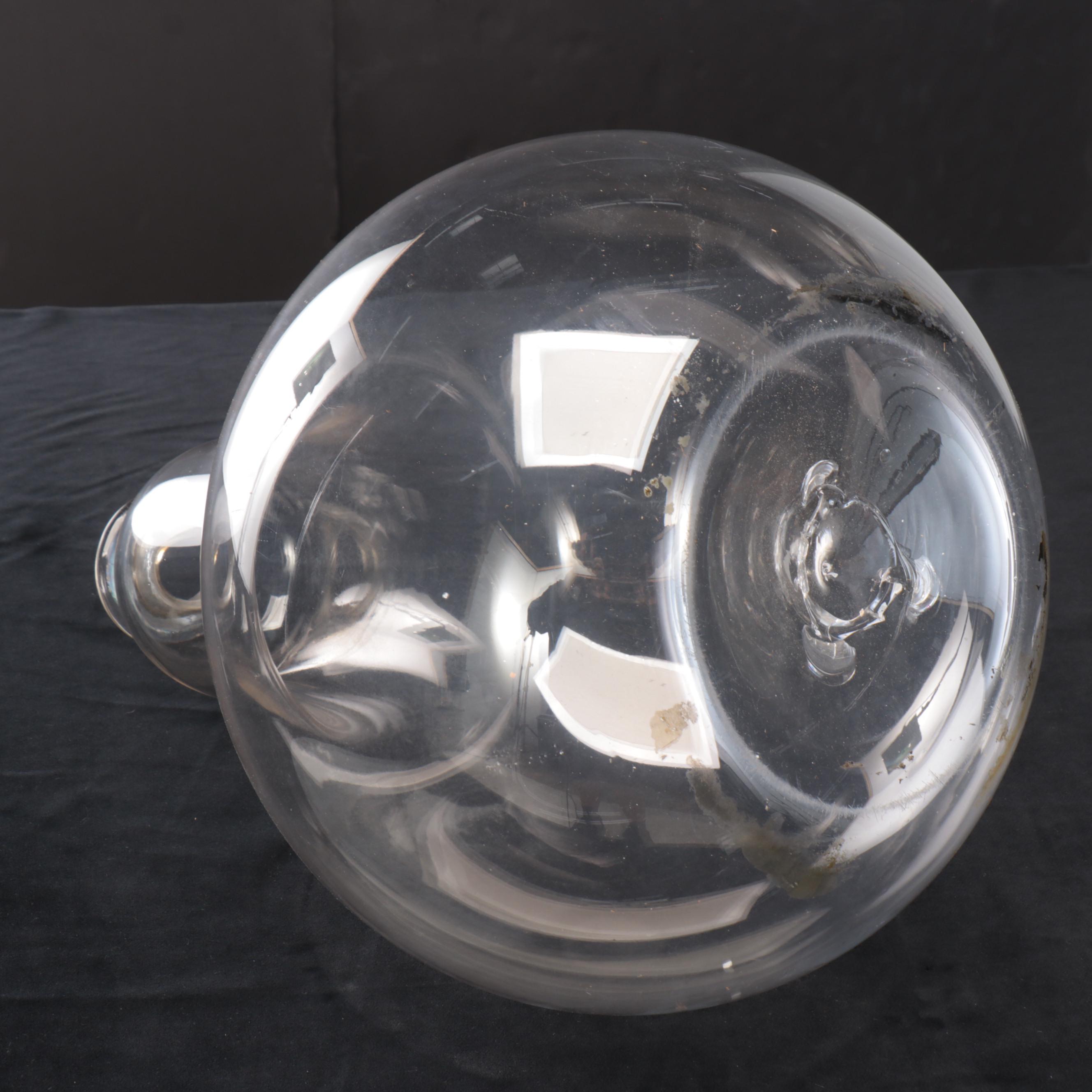 Victorian Glass Chemist's Carboy Bottle, Late 19th/ Early 20th Century