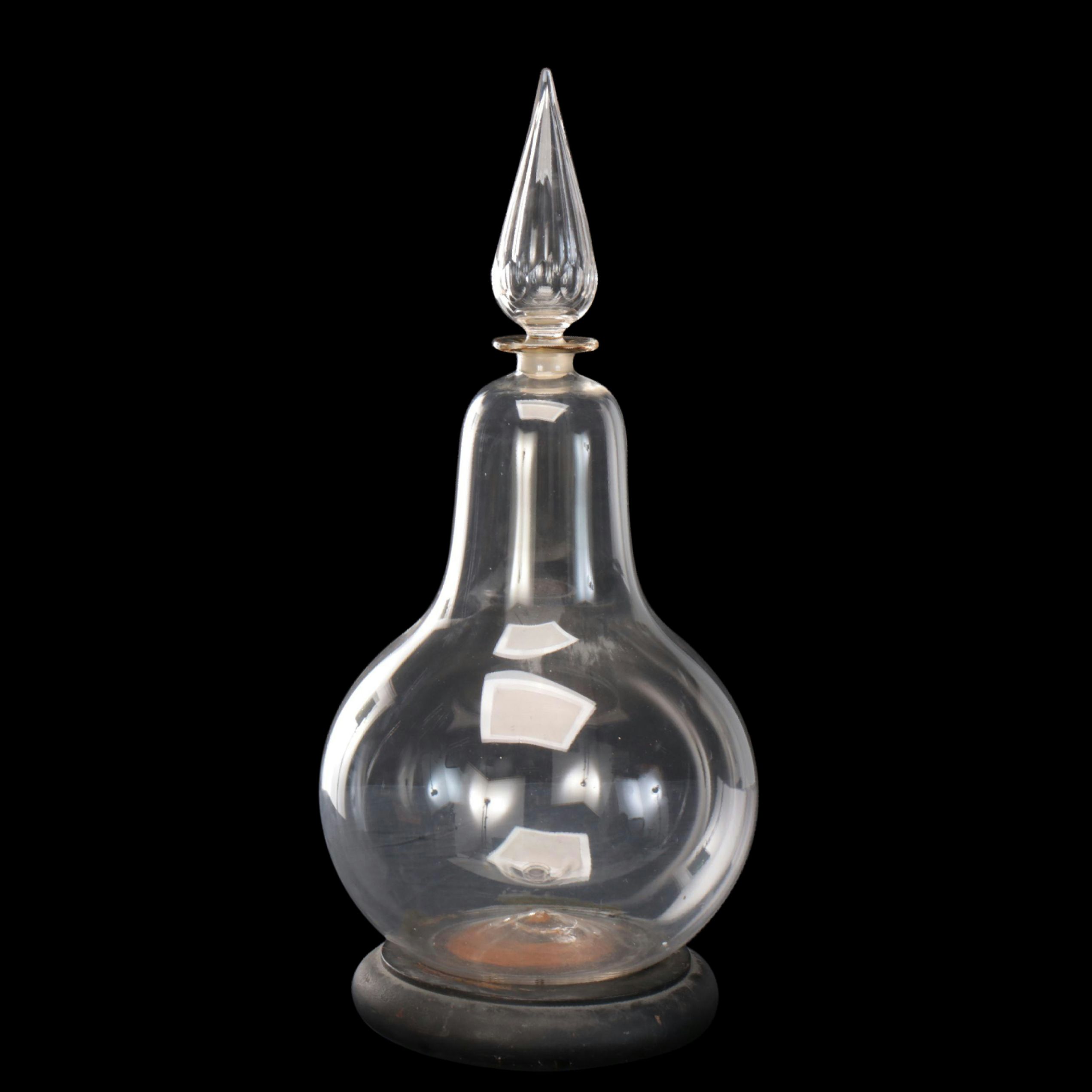 Victorian Glass Chemist's Carboy Bottle, Late 19th/ Early 20th Century