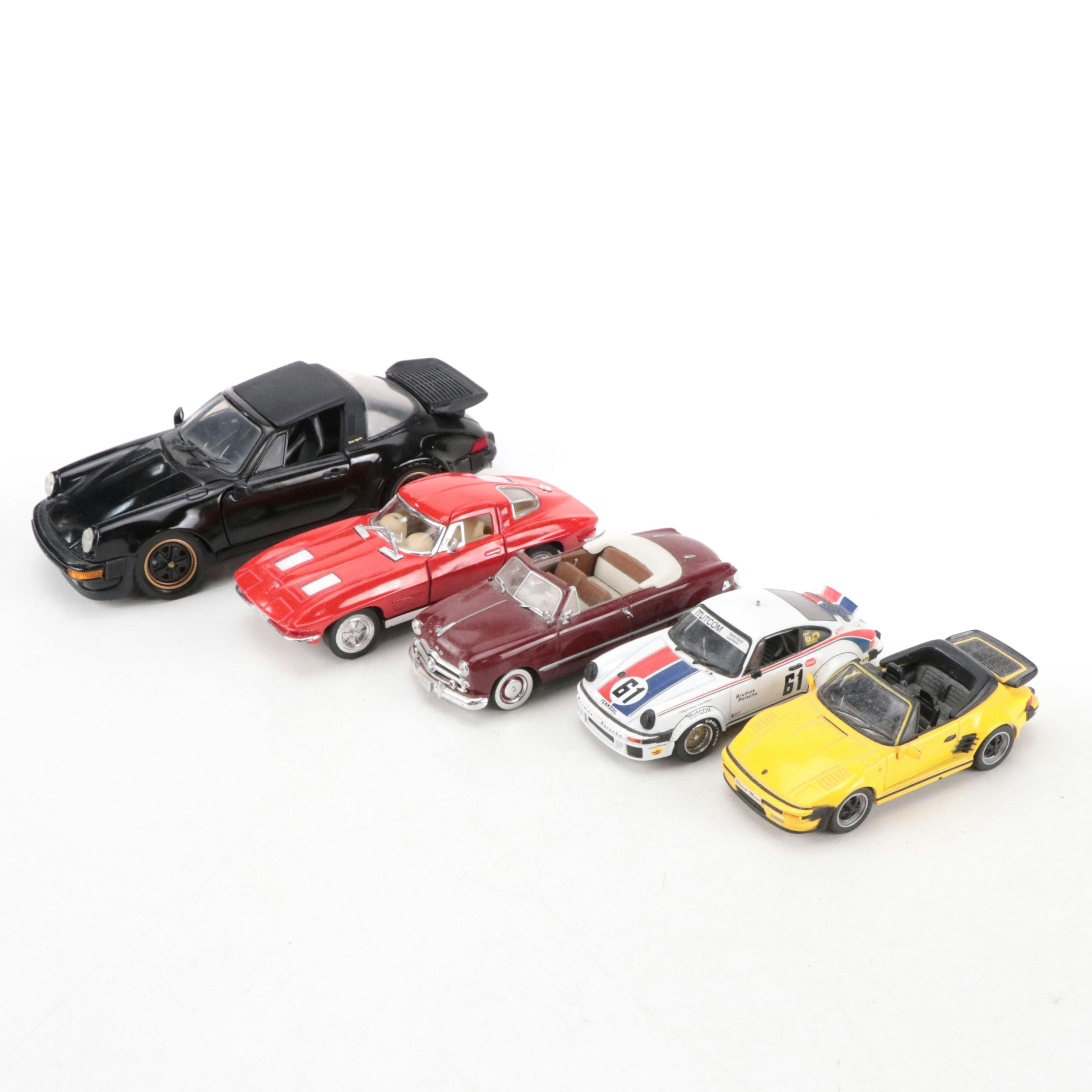 Franklin Mint 1988 Porsche 911 and More Model Cars